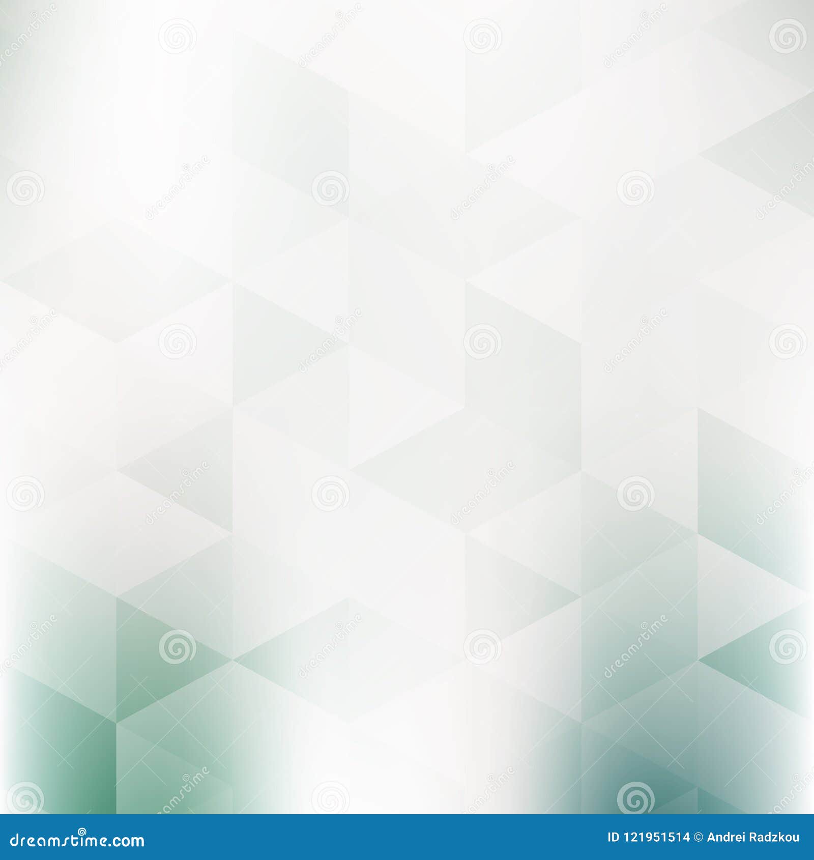 Pale Green and Grey Background Textured by Triangles Stock Vector