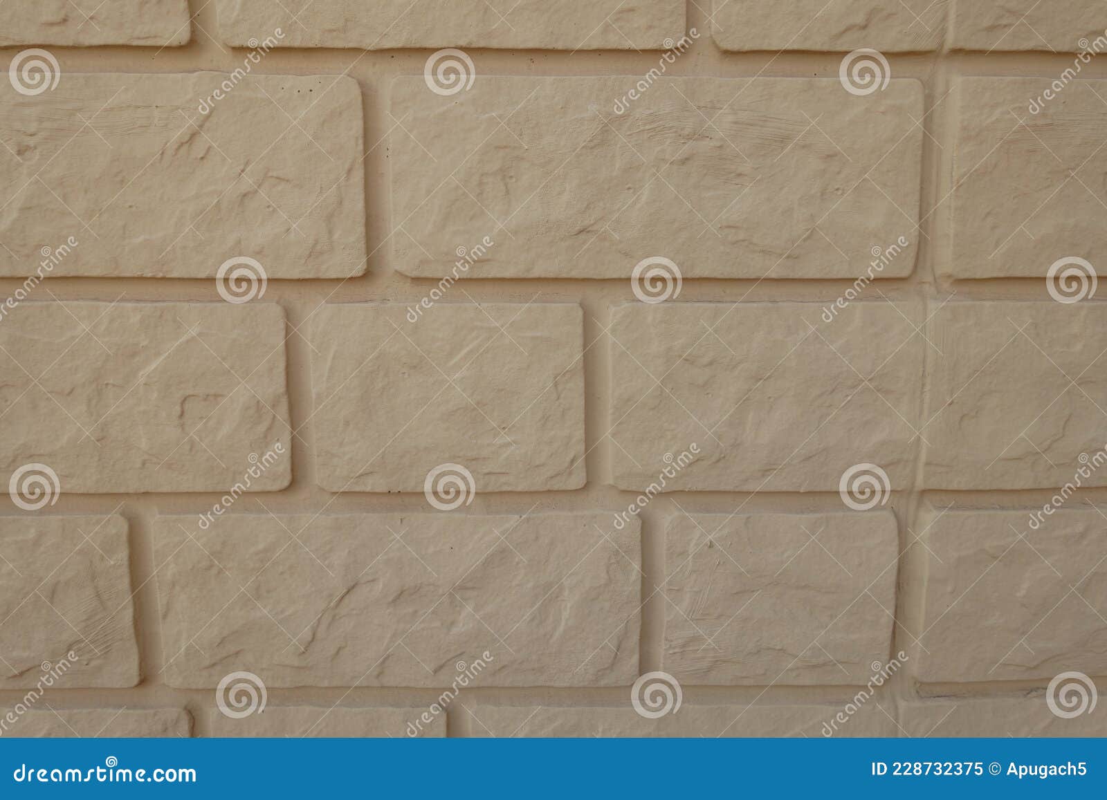 Pale Yellow Brick Veneer Wall Stock Image Image of panel