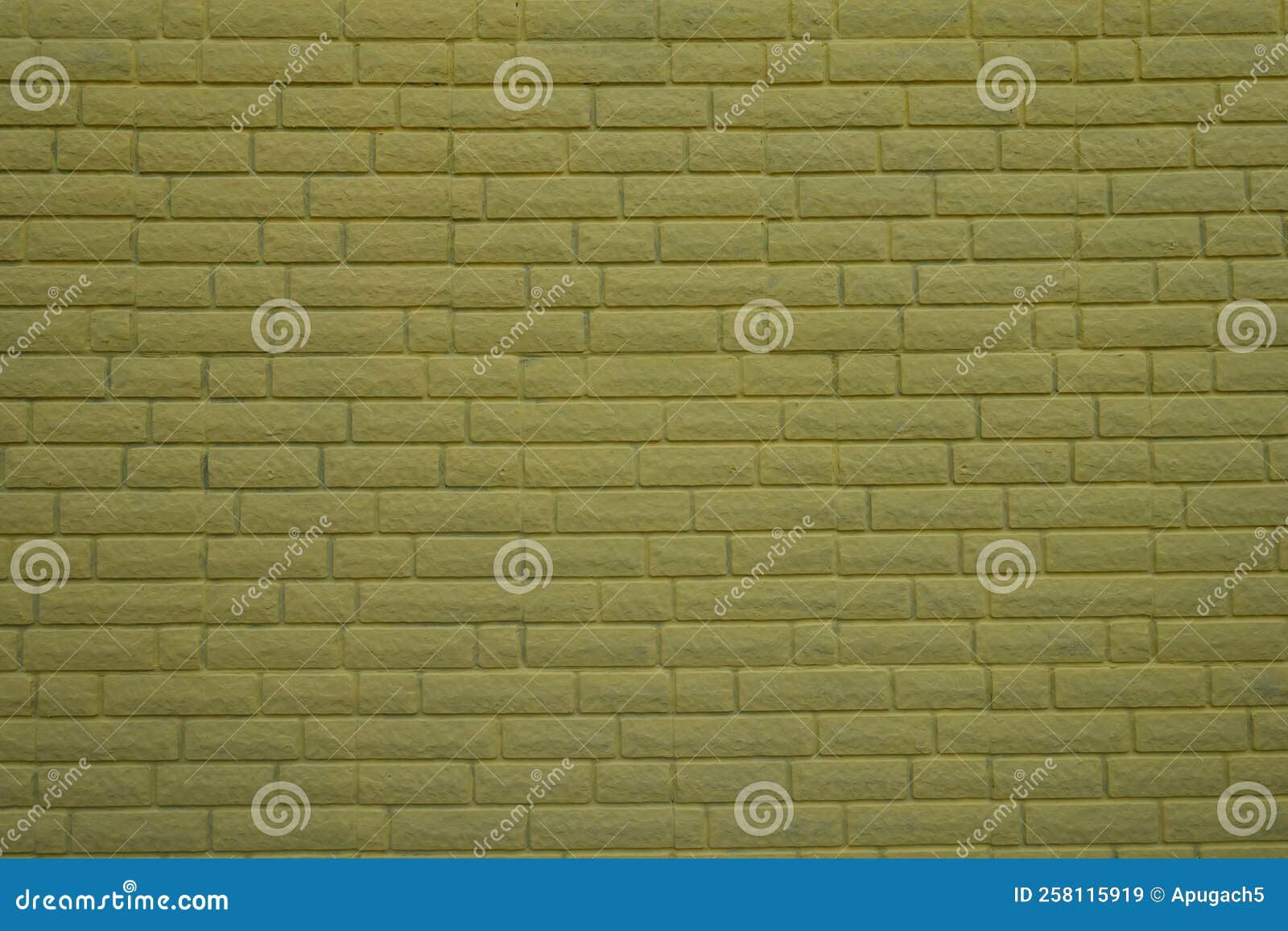 Pale Yellow Brick Veneer Wall Texture Stock Image Image of block
