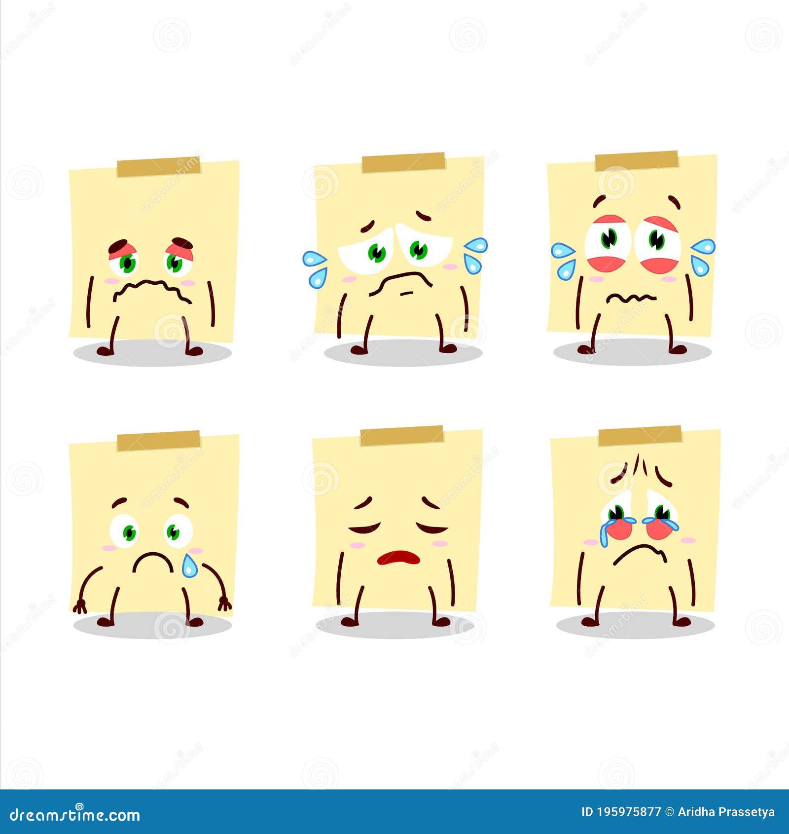 Pale Yellow Sticky Notes Cartoon Character with Sad Expression Stock Vector - Illustration of education, announcement: 195975877 Pale Yellow Sticky Notes Cartoon Character with Sad Expression Stock Vector - Illustration of education, announcement: 195975877