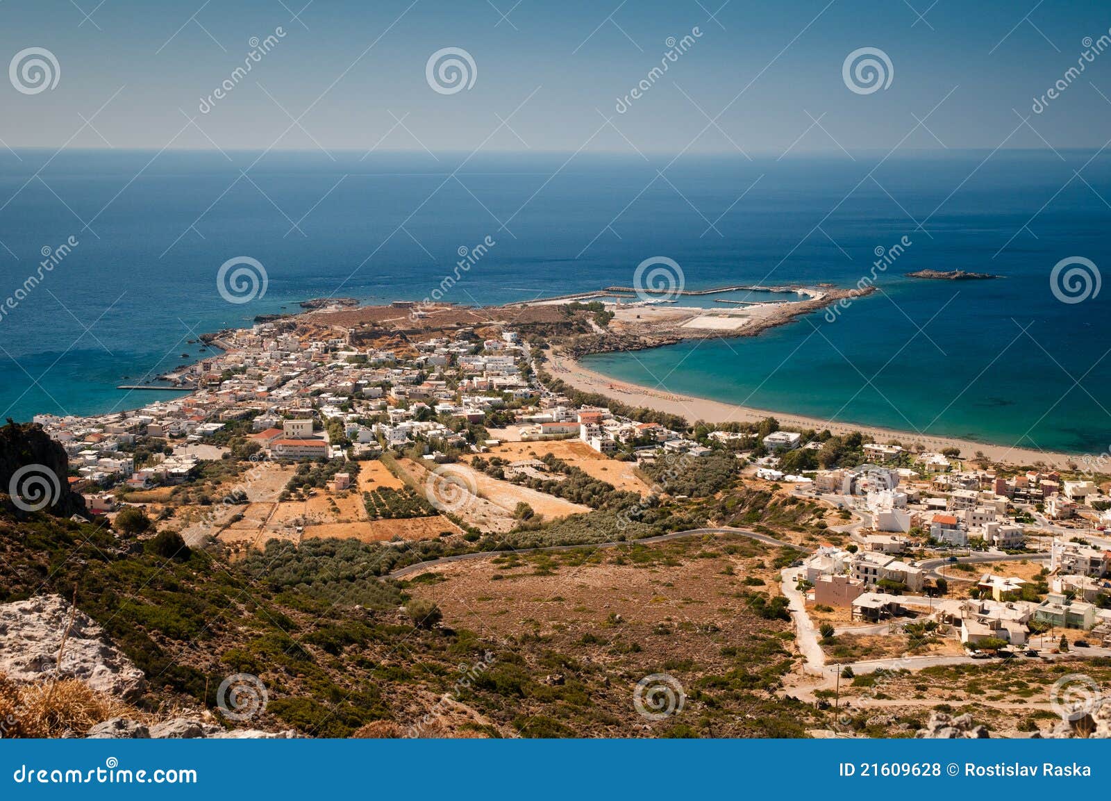Paleochora stock photo. Image of mediterranean, greece 21609628