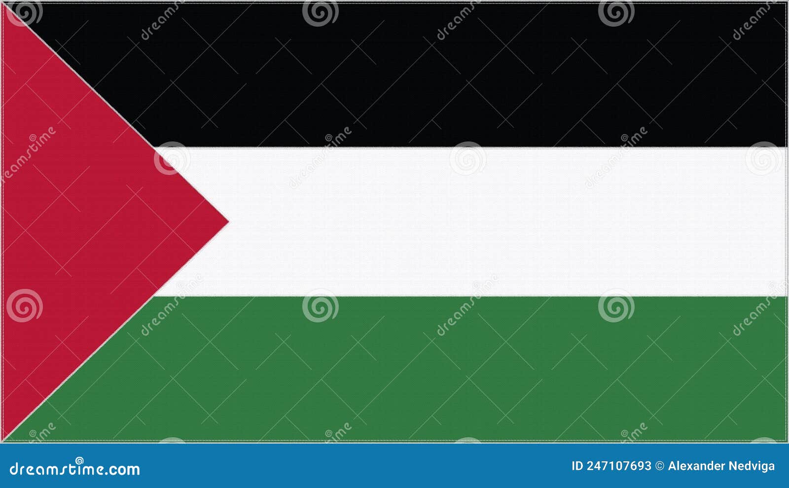 Palestine flag stickers set. Simple symbols badges. Isolated