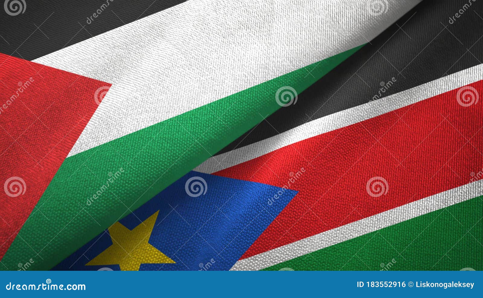 Sudan flag vs palestine