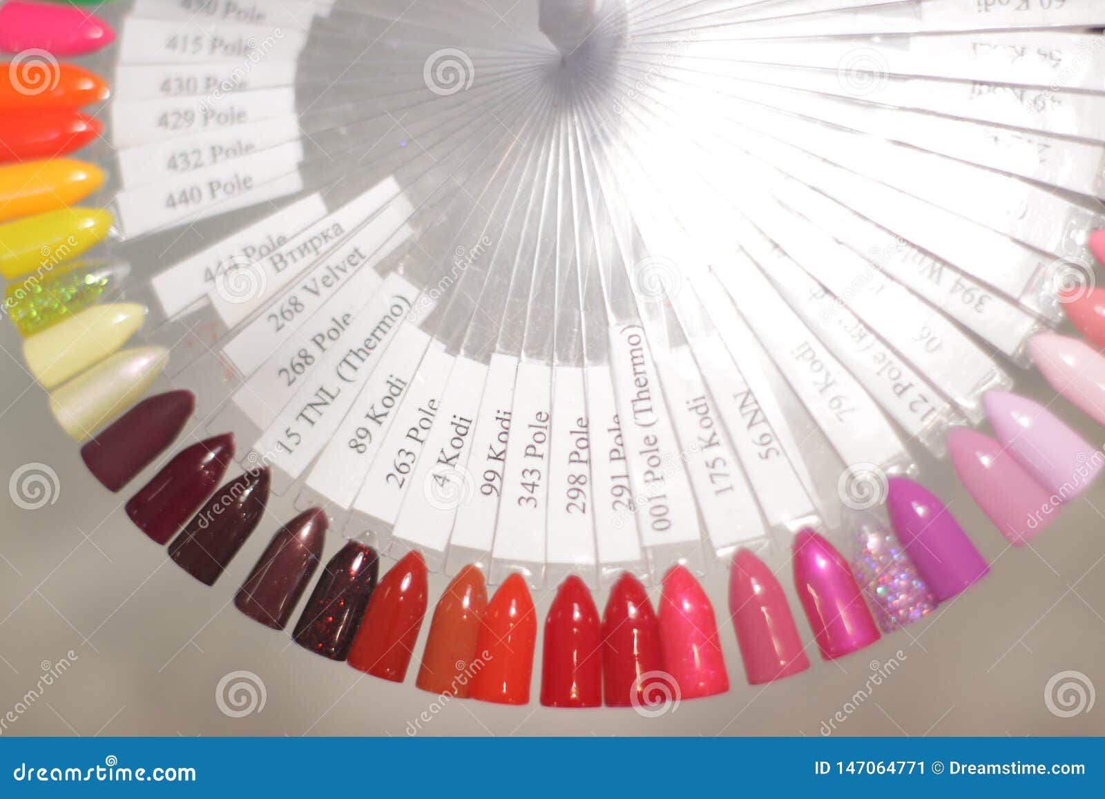 The Palette of Nail Polish, an Unusual Palette of Nail Polish, Whirling