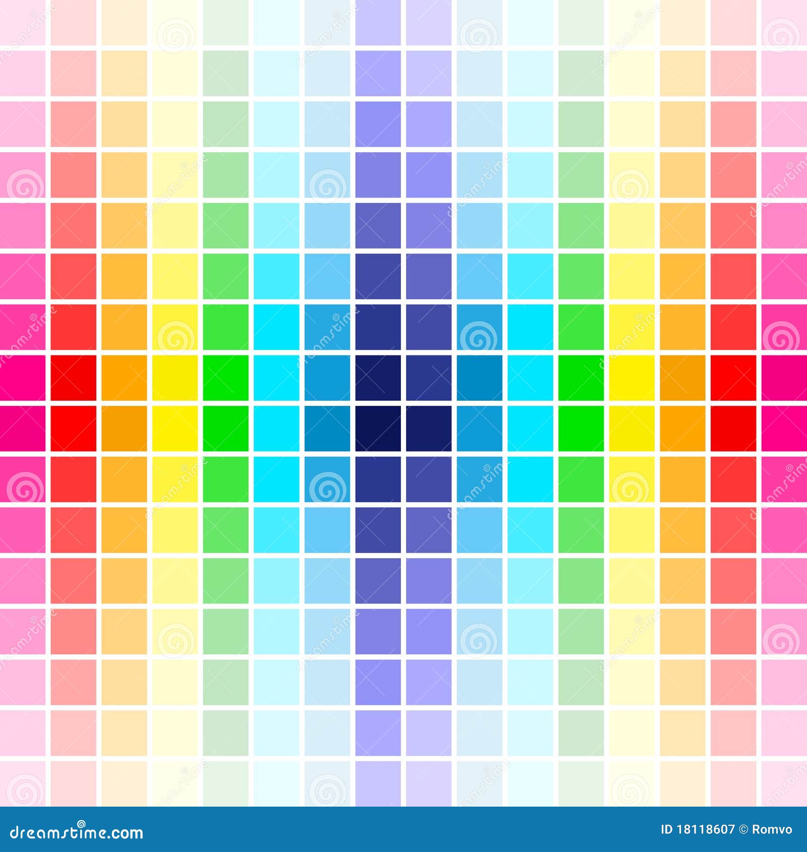 Palette rainbow colors stock vector. Illustration of 