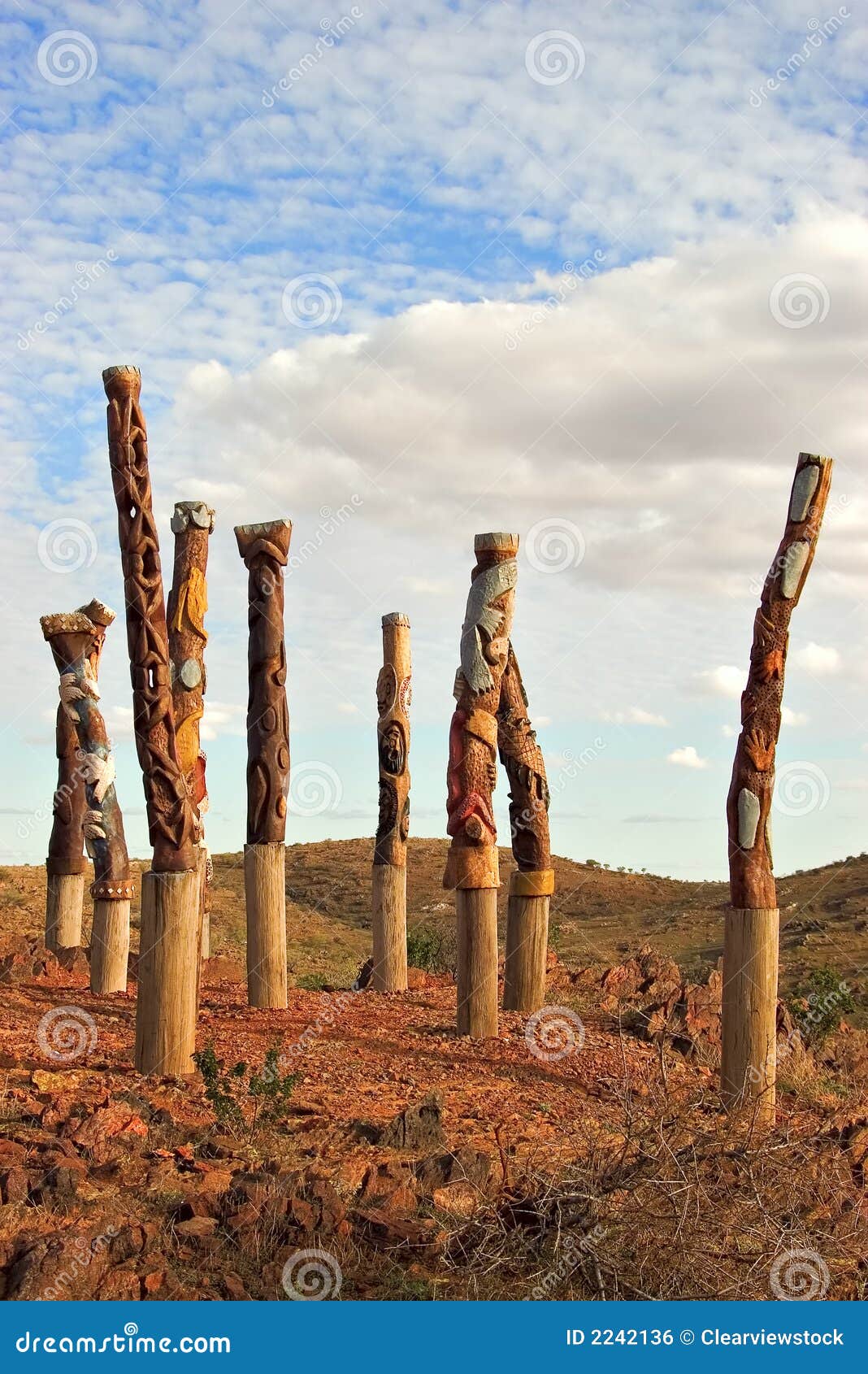 Pali aborigeni/indigeni di storia alla collina rotta, nsw