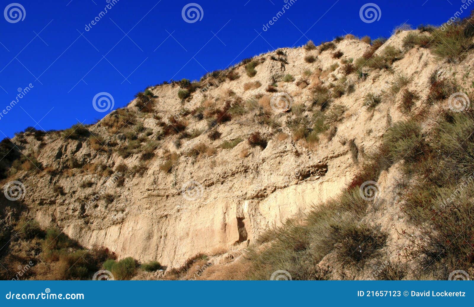 Palisades Trail Geology stock image. Image of gold, western 21657123