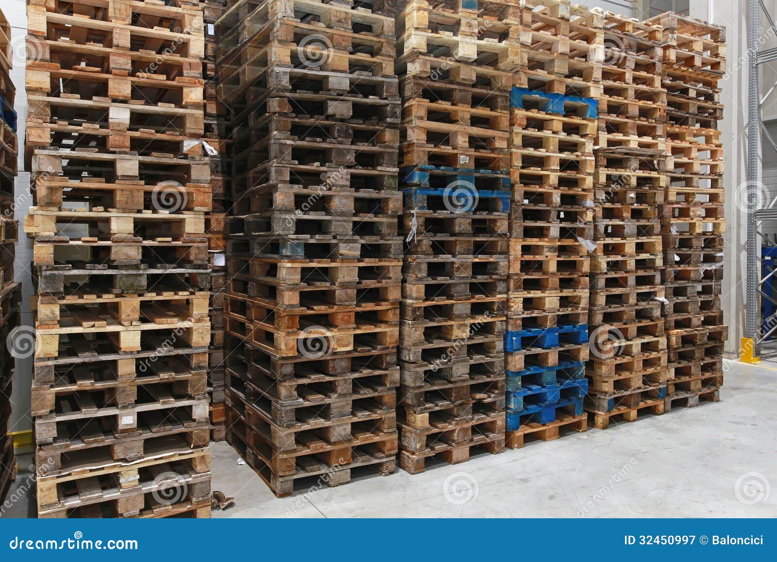 Pallets stock image. Image of pallet, wood, logistic 32450997