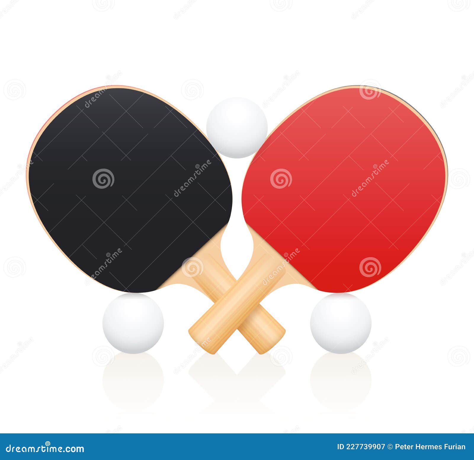 Palline Da Tennis Da Tavolo Da Ping Pong Incrociati Paglia Di Bianco  Illustrazione Vettoriale - Illustrazione di isolato, nero: 227739907