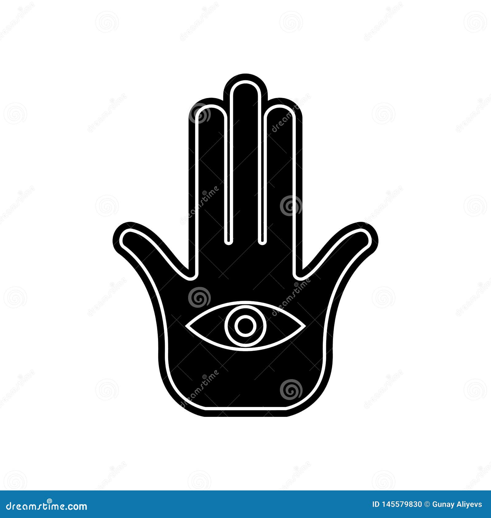 Palm and Hand Icon. Element of Arabian for Mobile Concept and Web Apps ...