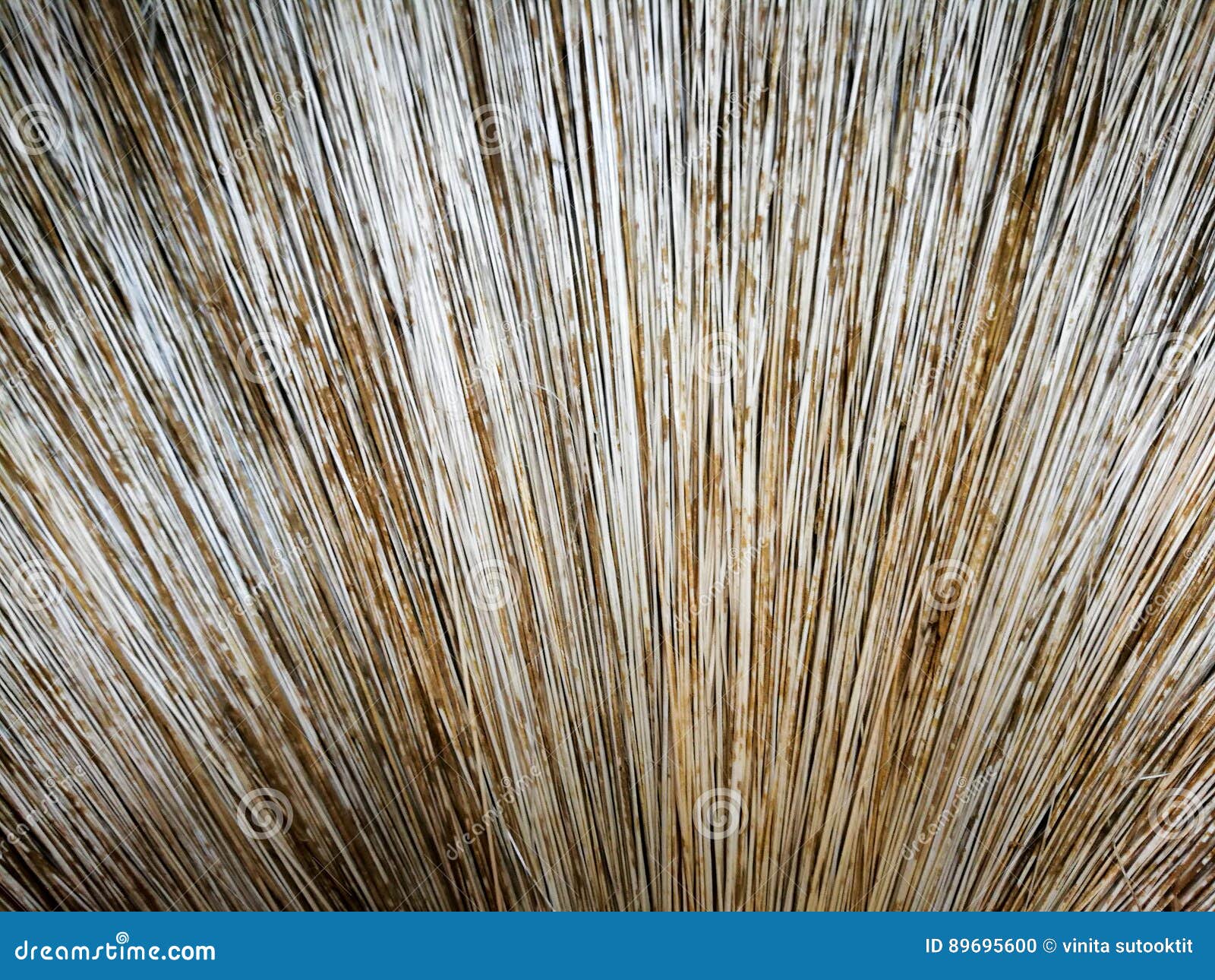 Palm leaf broom close up stock photo. Image of background 89695600