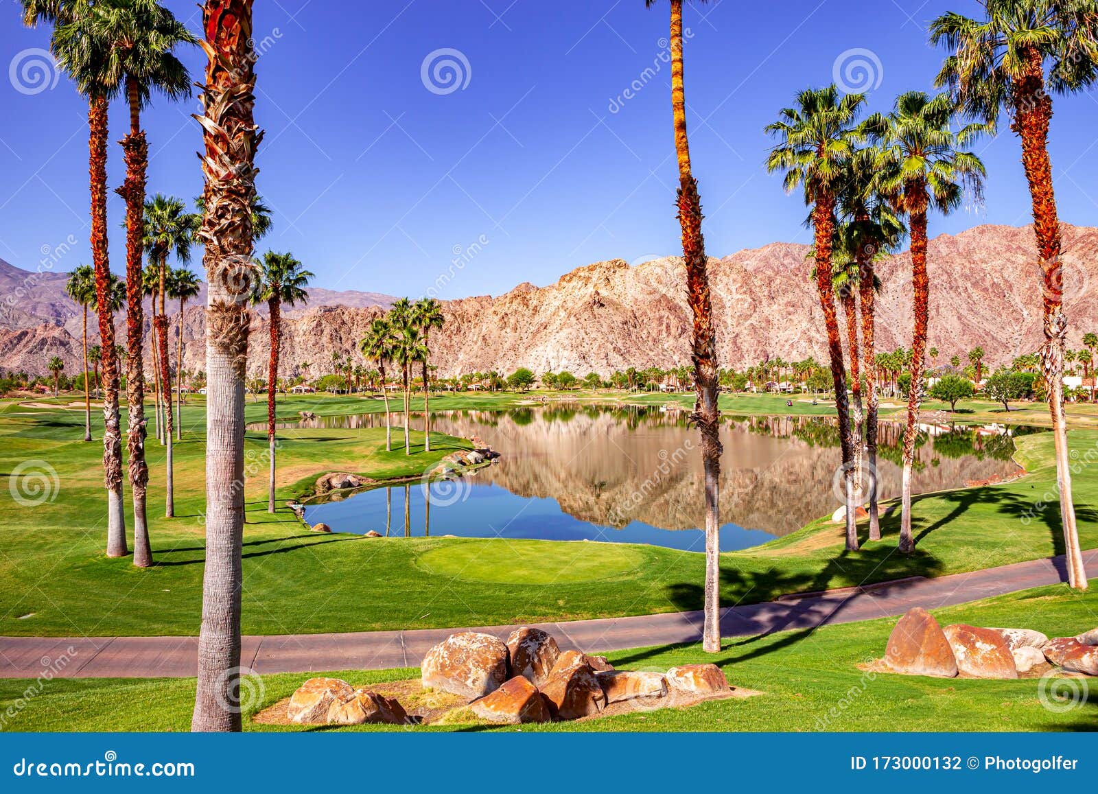 Palm Springs高尔夫球场ana Inspiration 加利福尼亚州图库摄影片 图片包括有inspiration 加利福尼亚州 Springs高尔夫球场ana