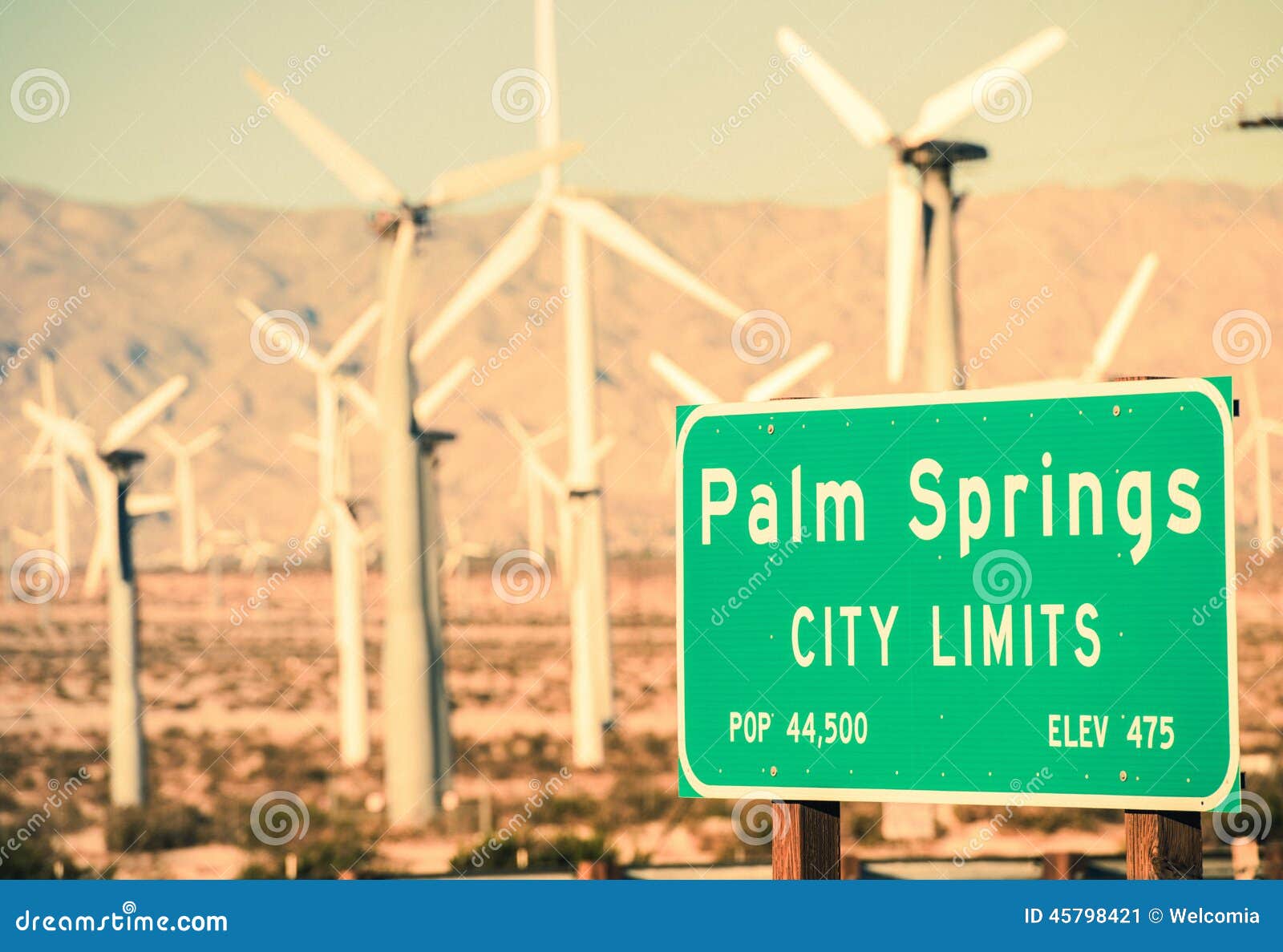 palm springs city limits