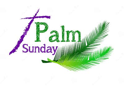 Palm Sunday stock illustration. Illustration of wallpaper - 68365511