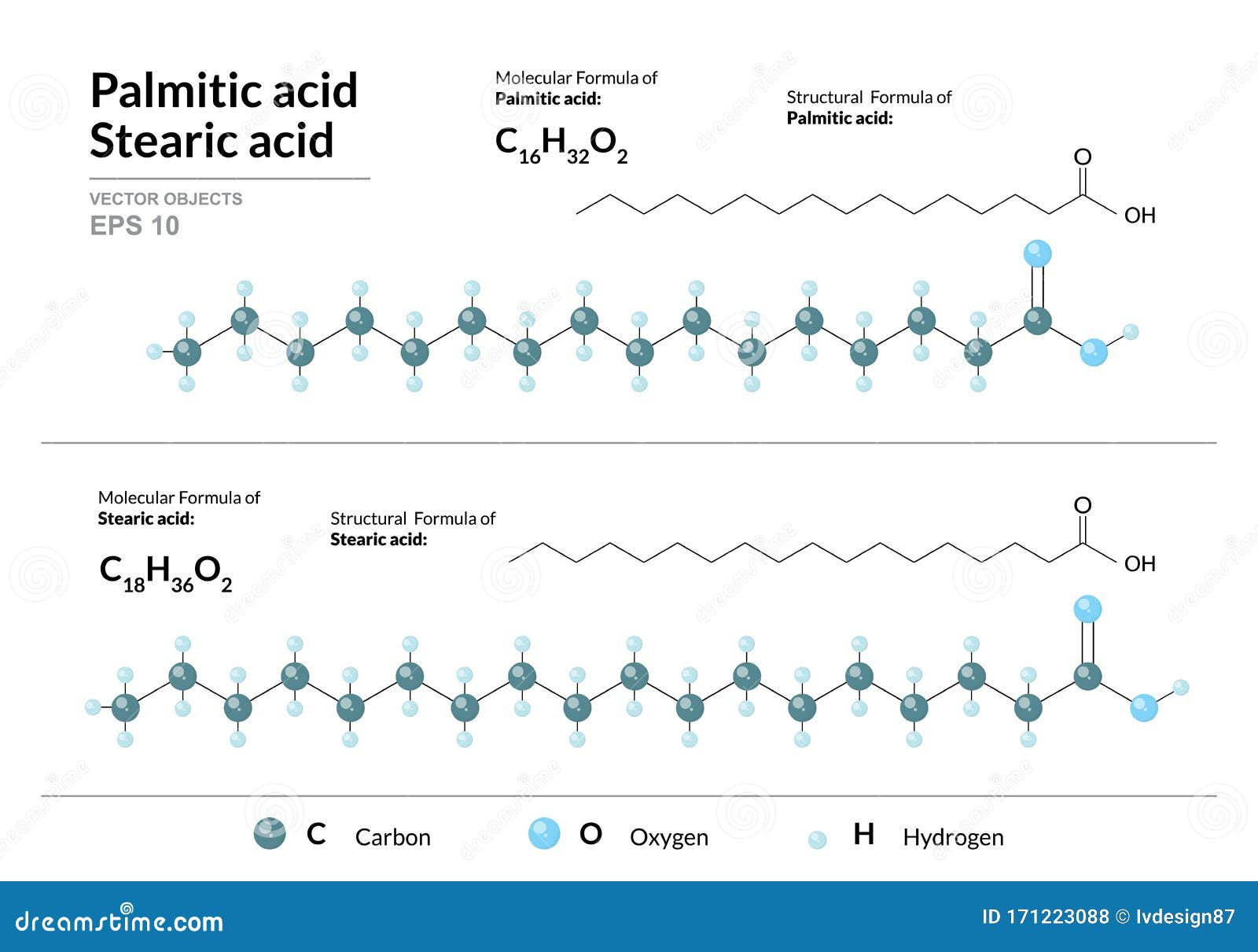 3D model of stearic acid - American Chemical Society