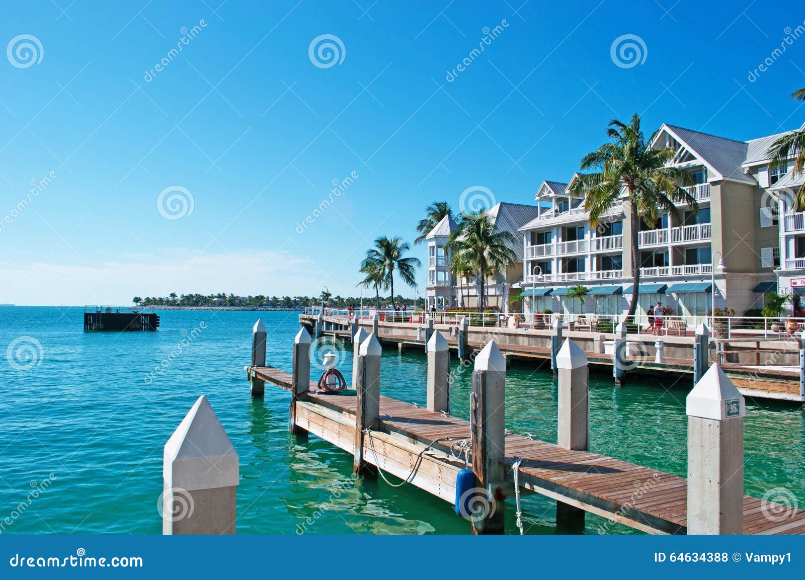 palms, houses, pier, key west, keys, cayo hueso, monroe county, island, florida