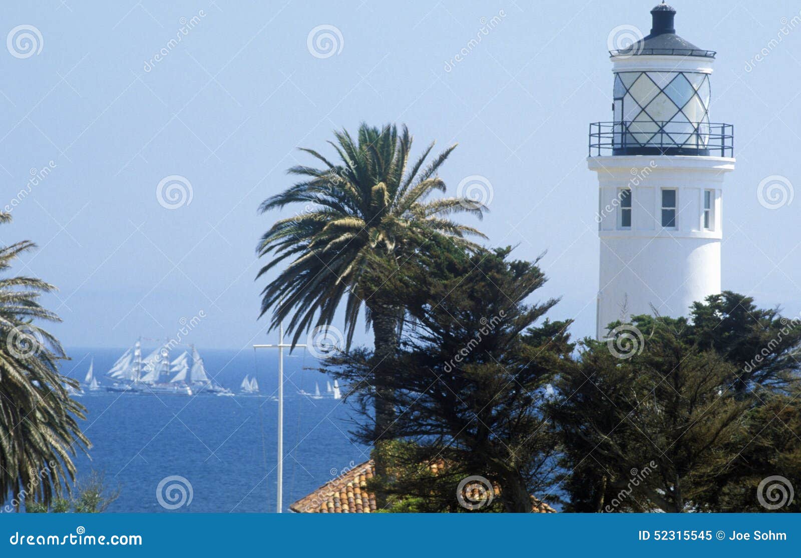 palos verdes road lighthouse on north long beach, ca