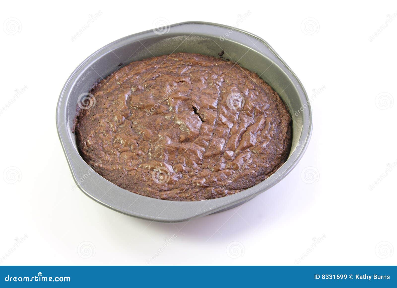 Pan of Brownies stock image. Image of cook, bake, fudge 8331699