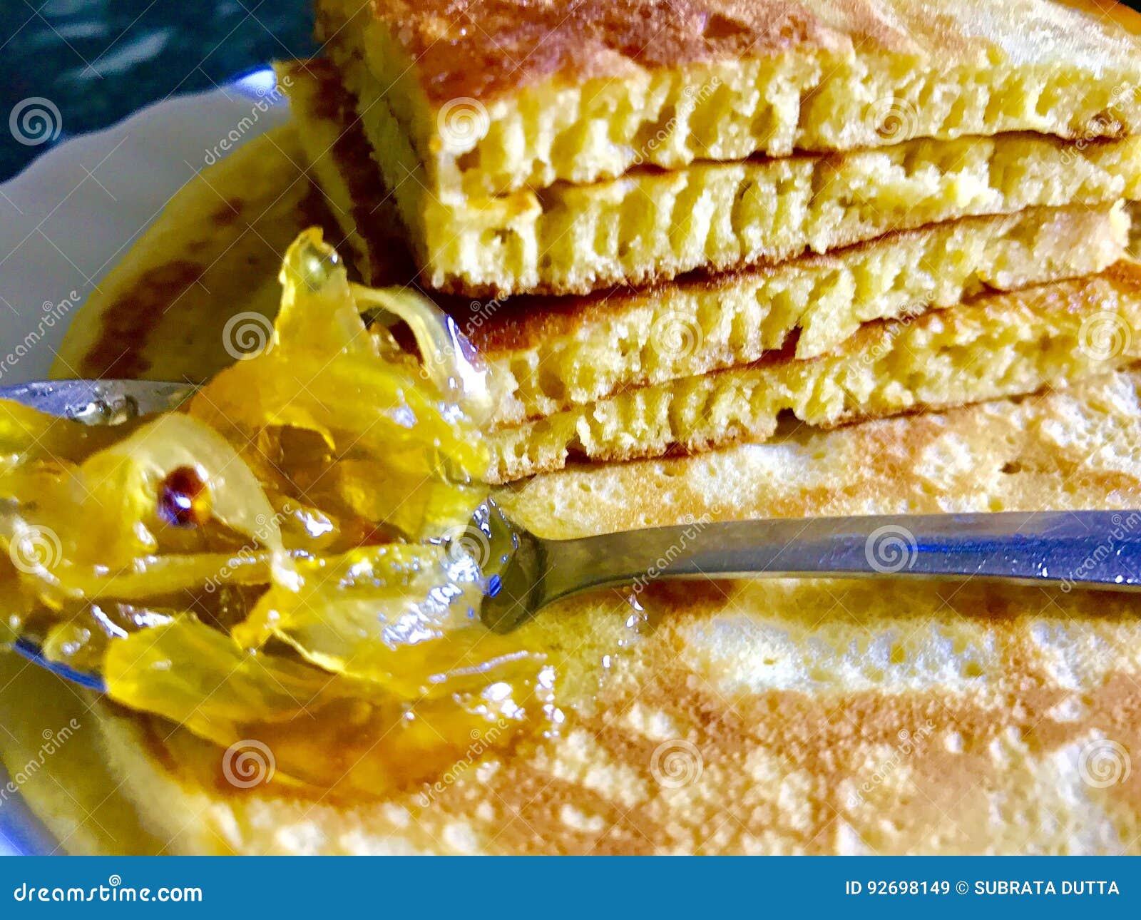 Pan Cake stockbild. Bild von platte, nahrung, abendessen 92698149