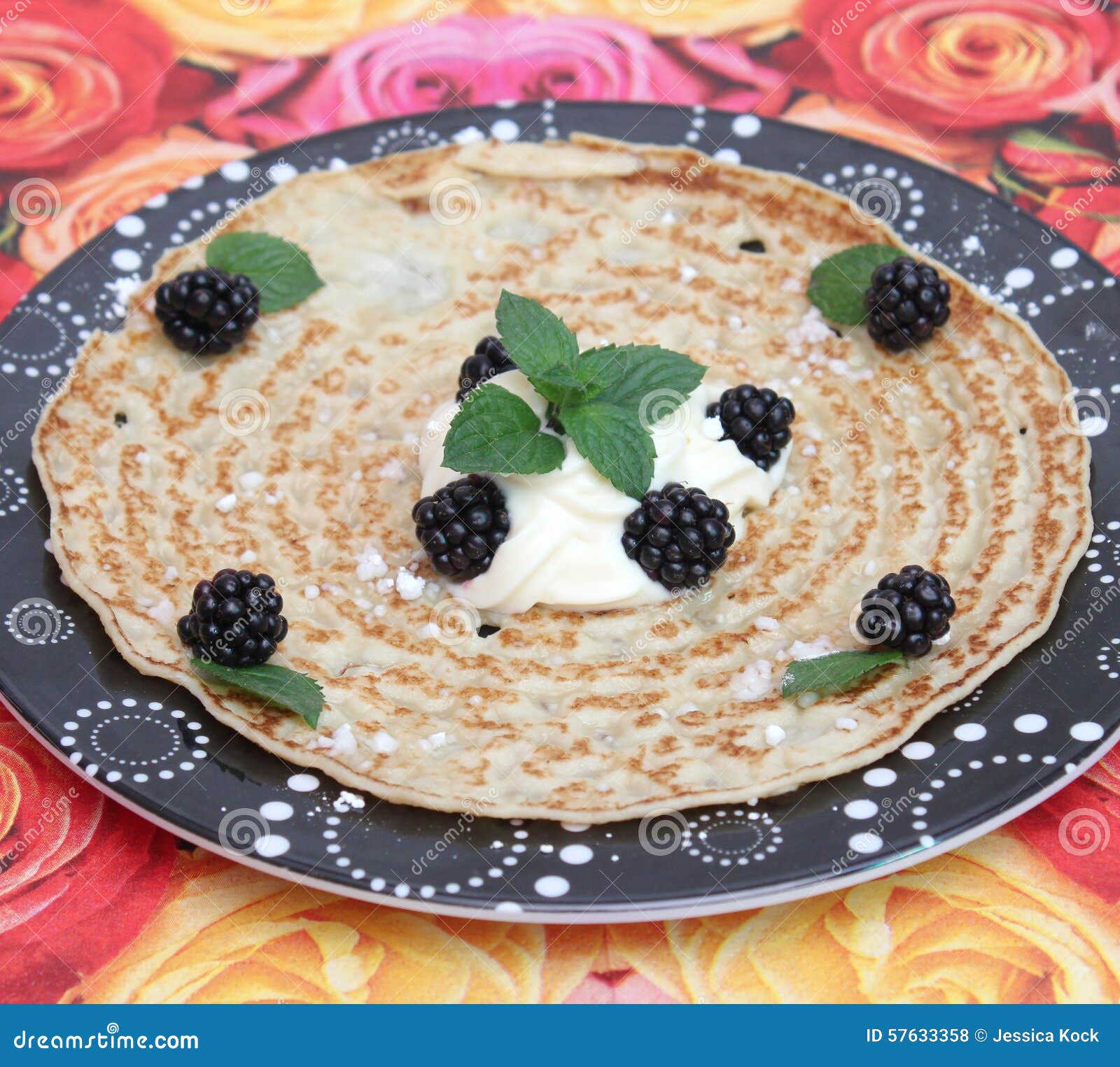 Pan cake stock photo. Image of dessert, food, snack, sweets 57633358