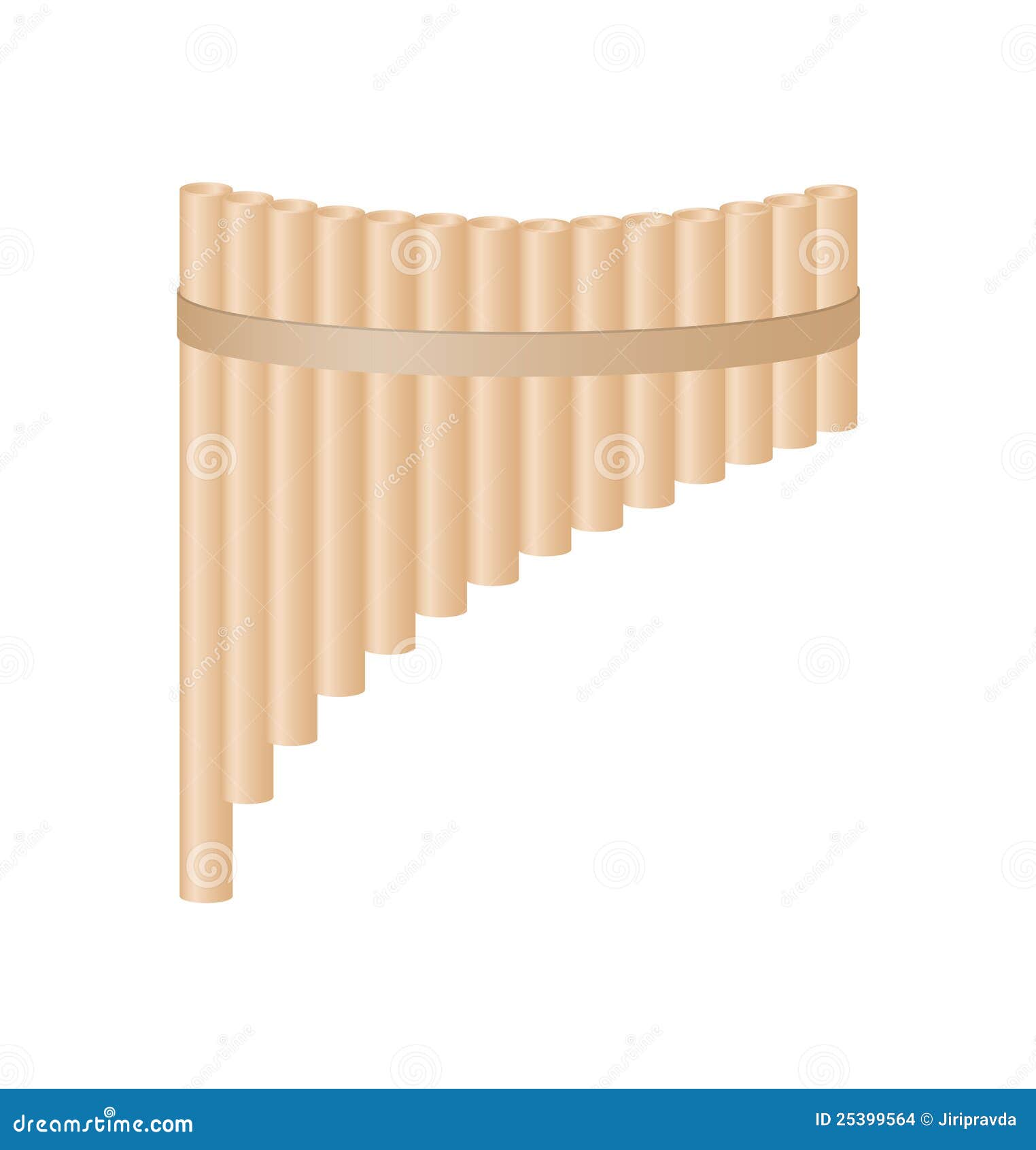 Pan flute stock vector. Illustration of america, bolivia 25399564