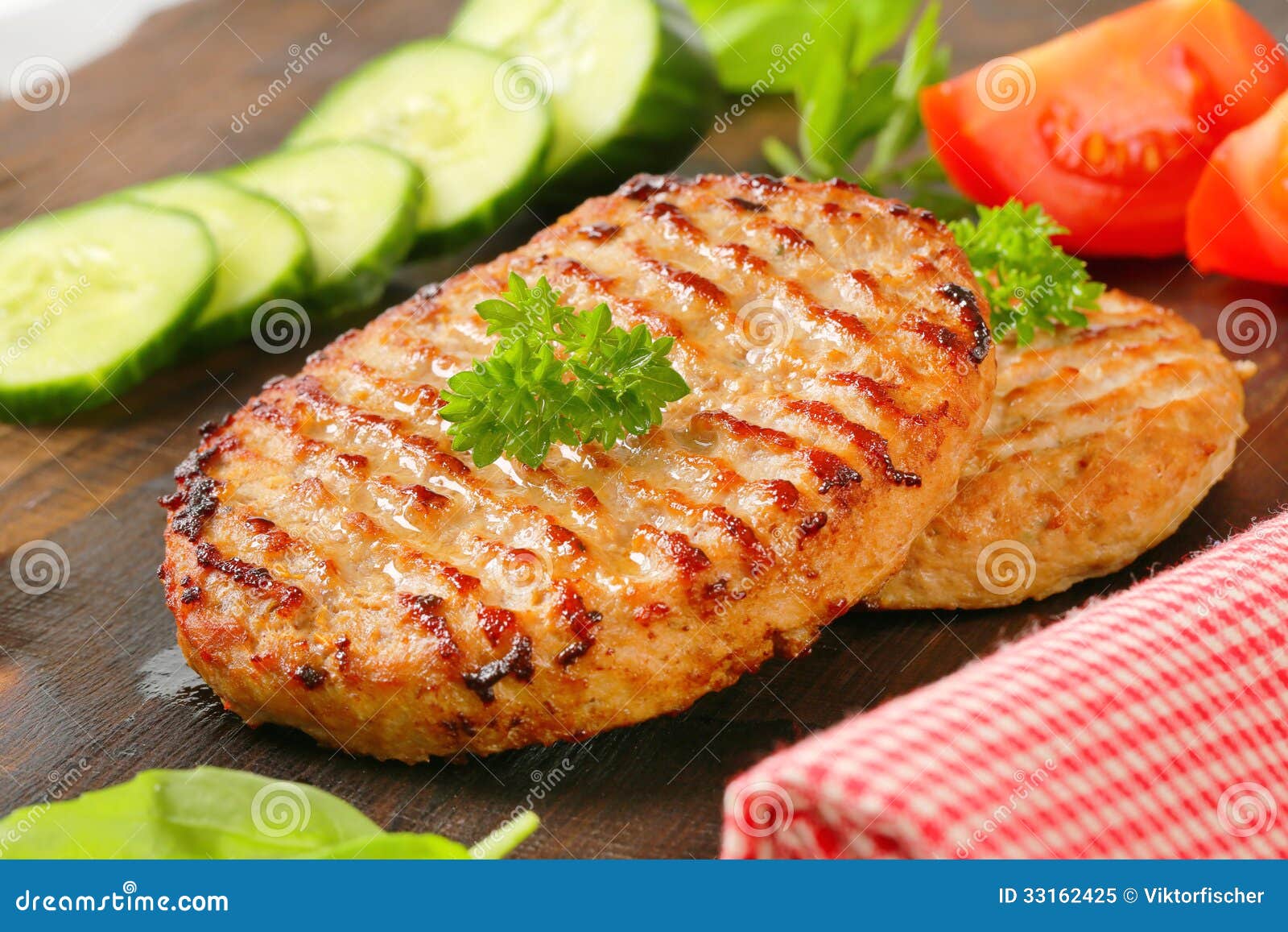 Pan fried patties stock image. Image of seared, hamburger 33162425