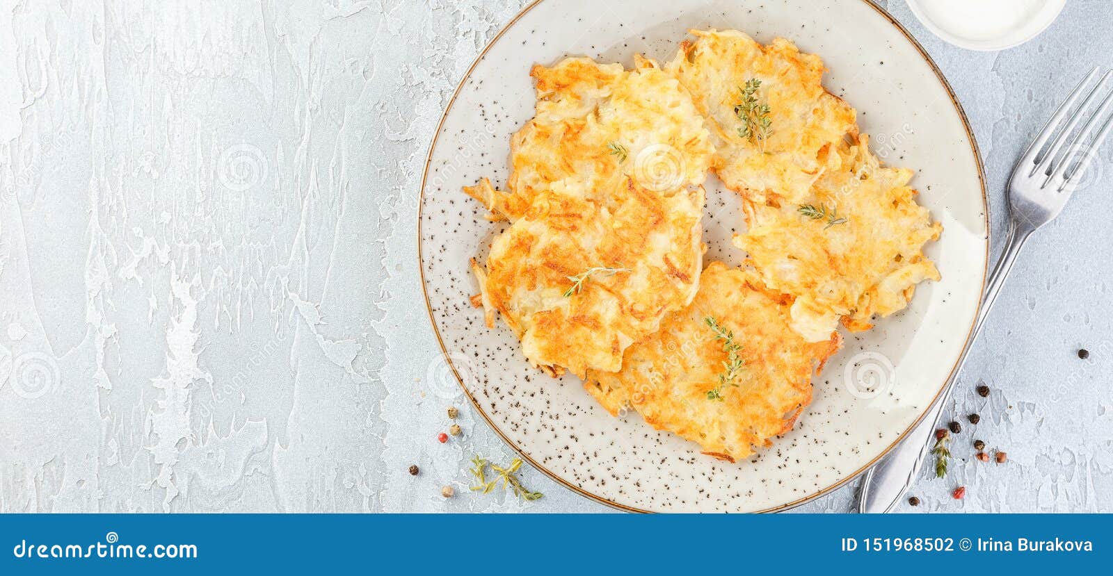 pan-fried potato pancakes - rosti, kartoffelpuffer, latkes, draniki, hash browns