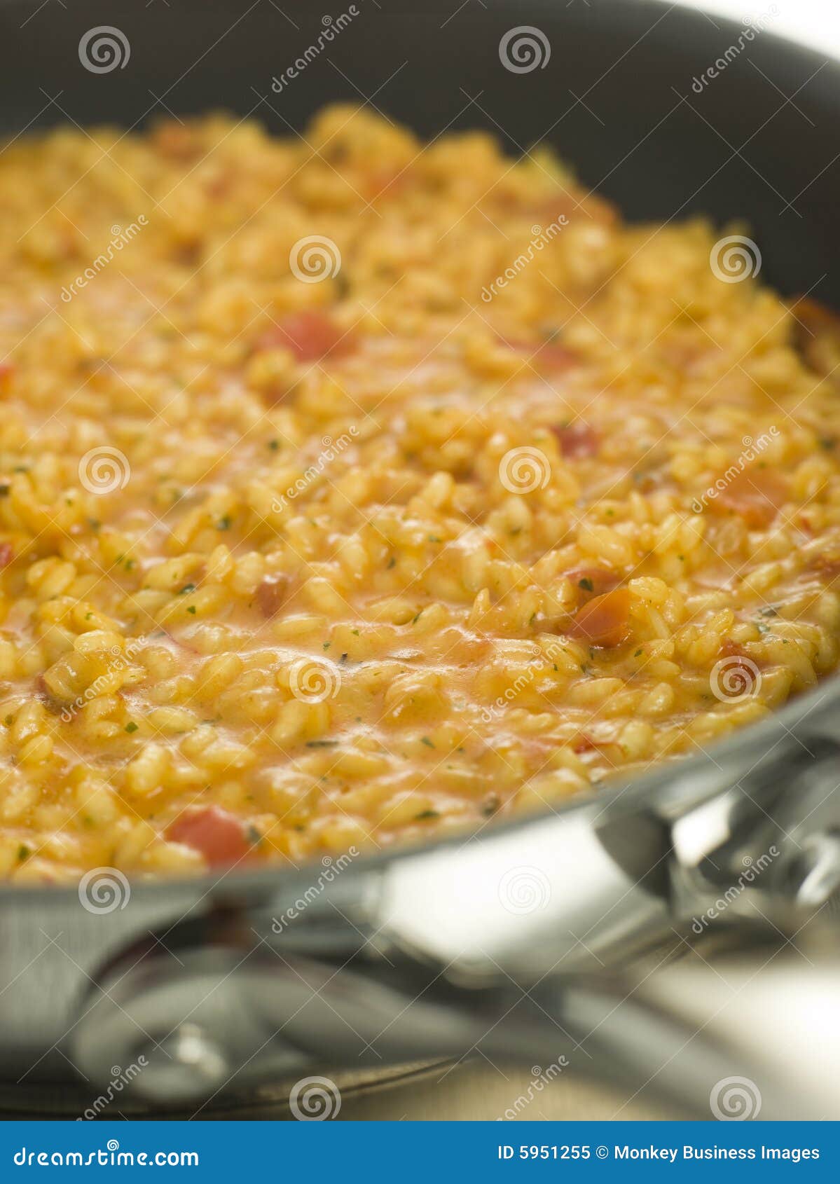 Pan of Milanese Risotto stock image. Image of garlic, drink 5951255