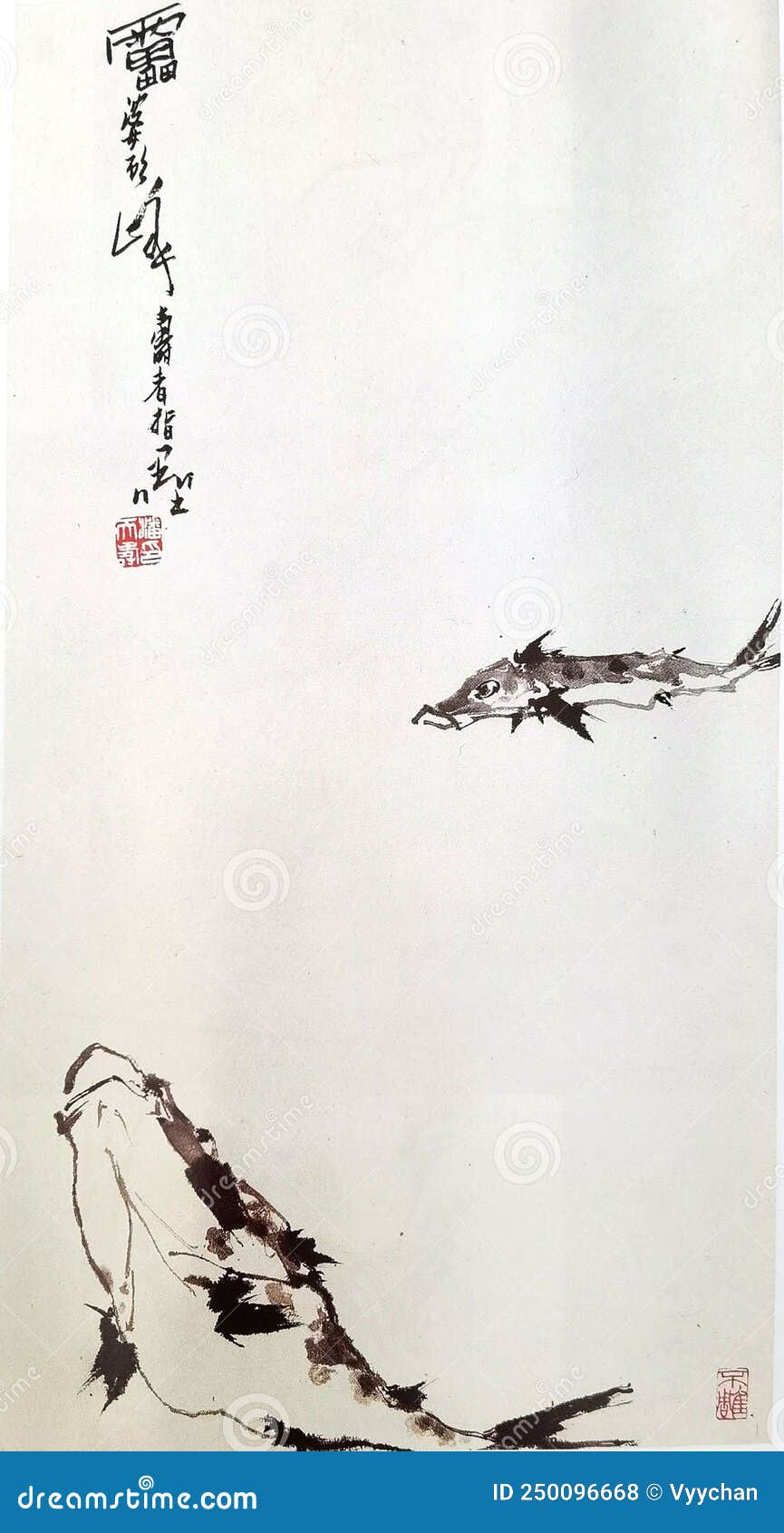 pan tian-shou tianshou tian shou modern chinese painting watercolor brush calligraphy arts scrolls animals freehand sketch drawing