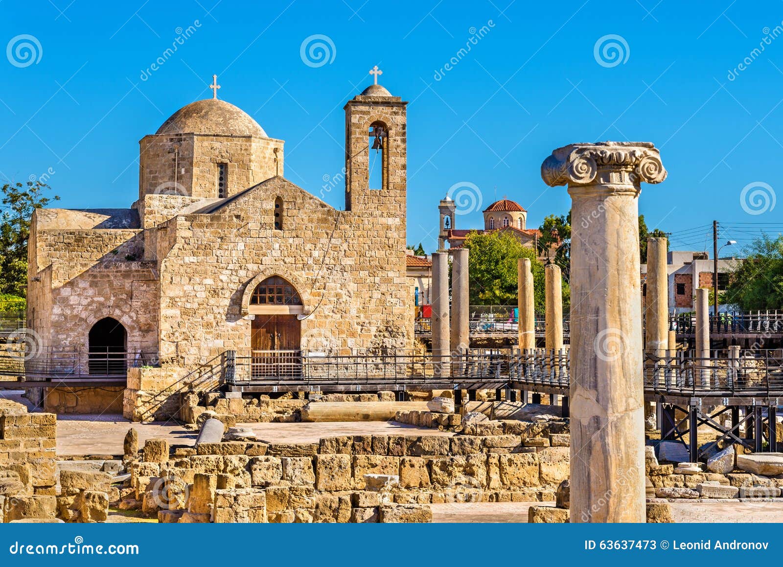 panagia chrysopolitissa basilica in paphos