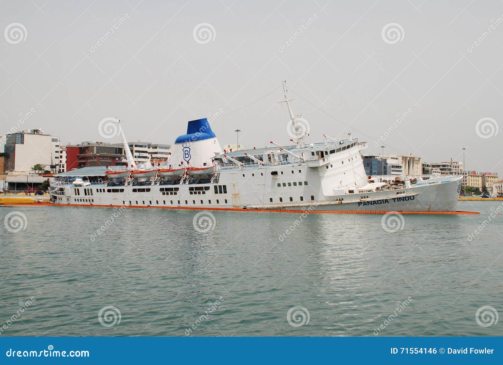 Panagia Tinou Ferry Sinking Athens Editorial Photo Image