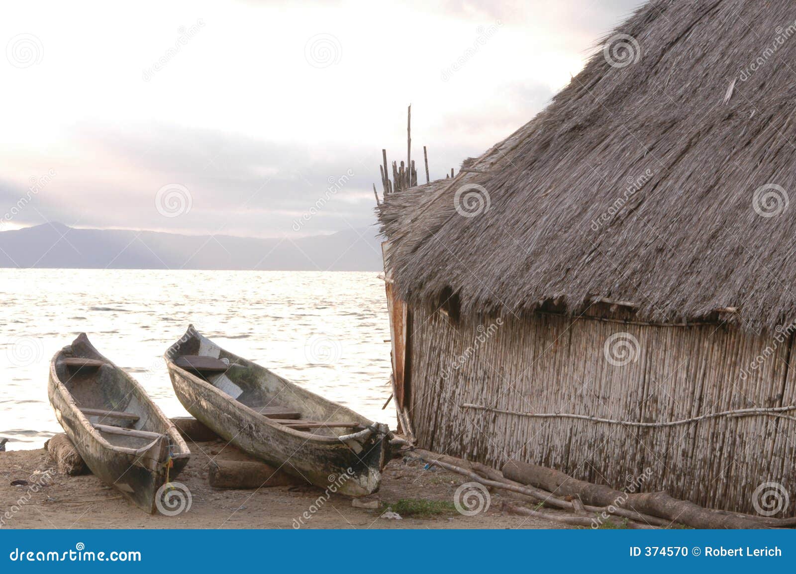 Panama House on San Blas Island Stock Photo Image of culture, bamboo