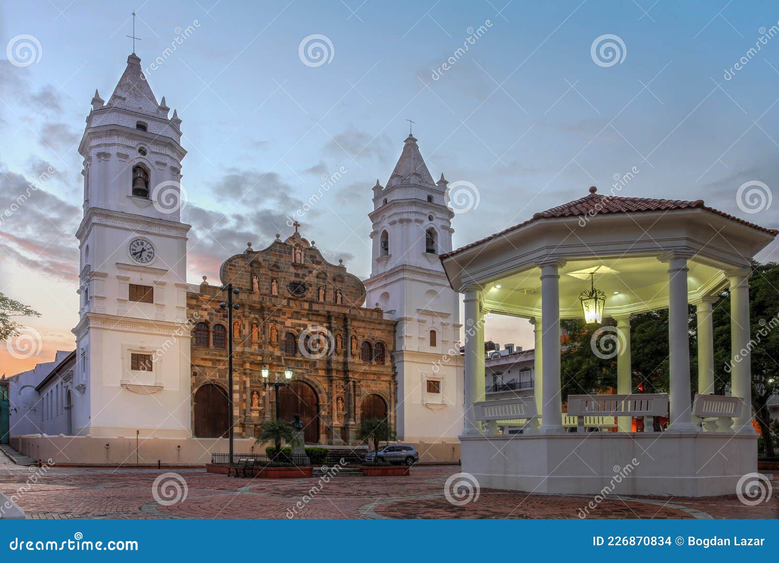 panama metropolitan cathedral in casco antiguo square