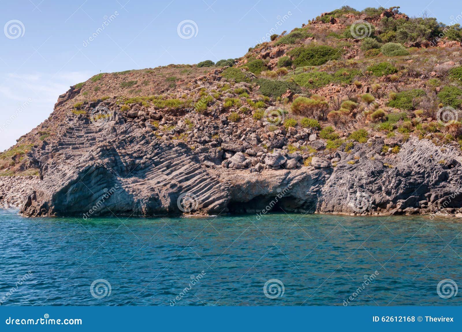 Panarea stockfoto. Bild von kleinste, italien, meer, blumen 62612168
