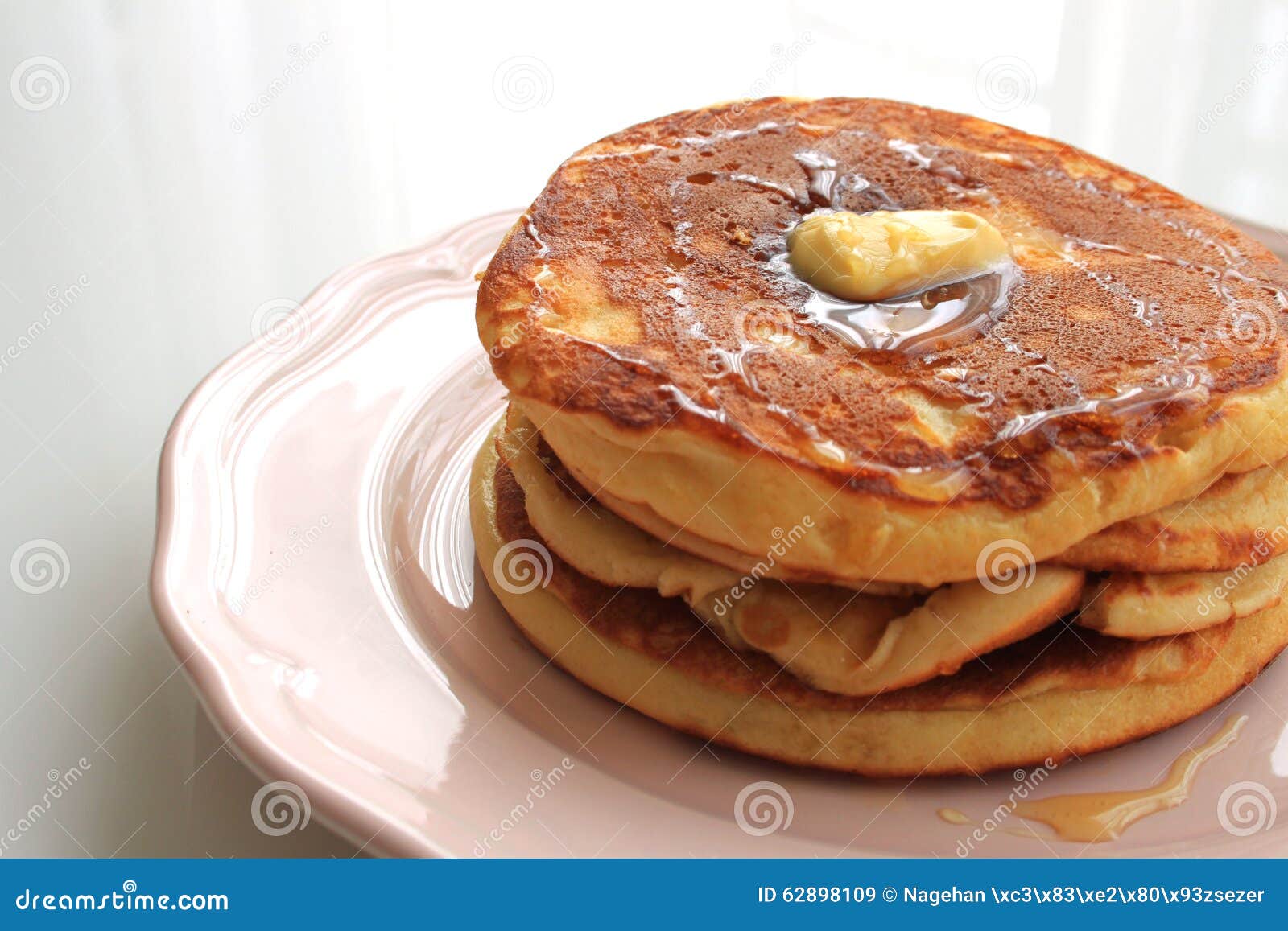 Pancakes for Breakfast stock image. Image of nutrition 62898109