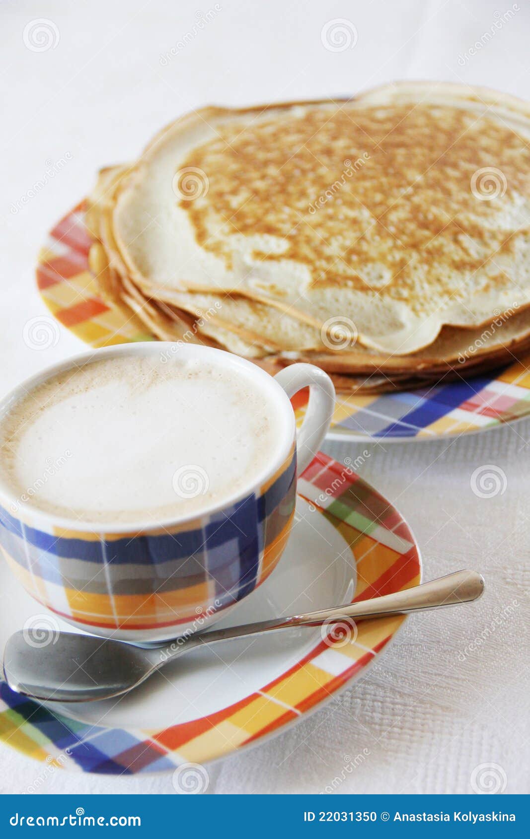 Pancakes and coffee stock photo. Image of morning, week 22031350