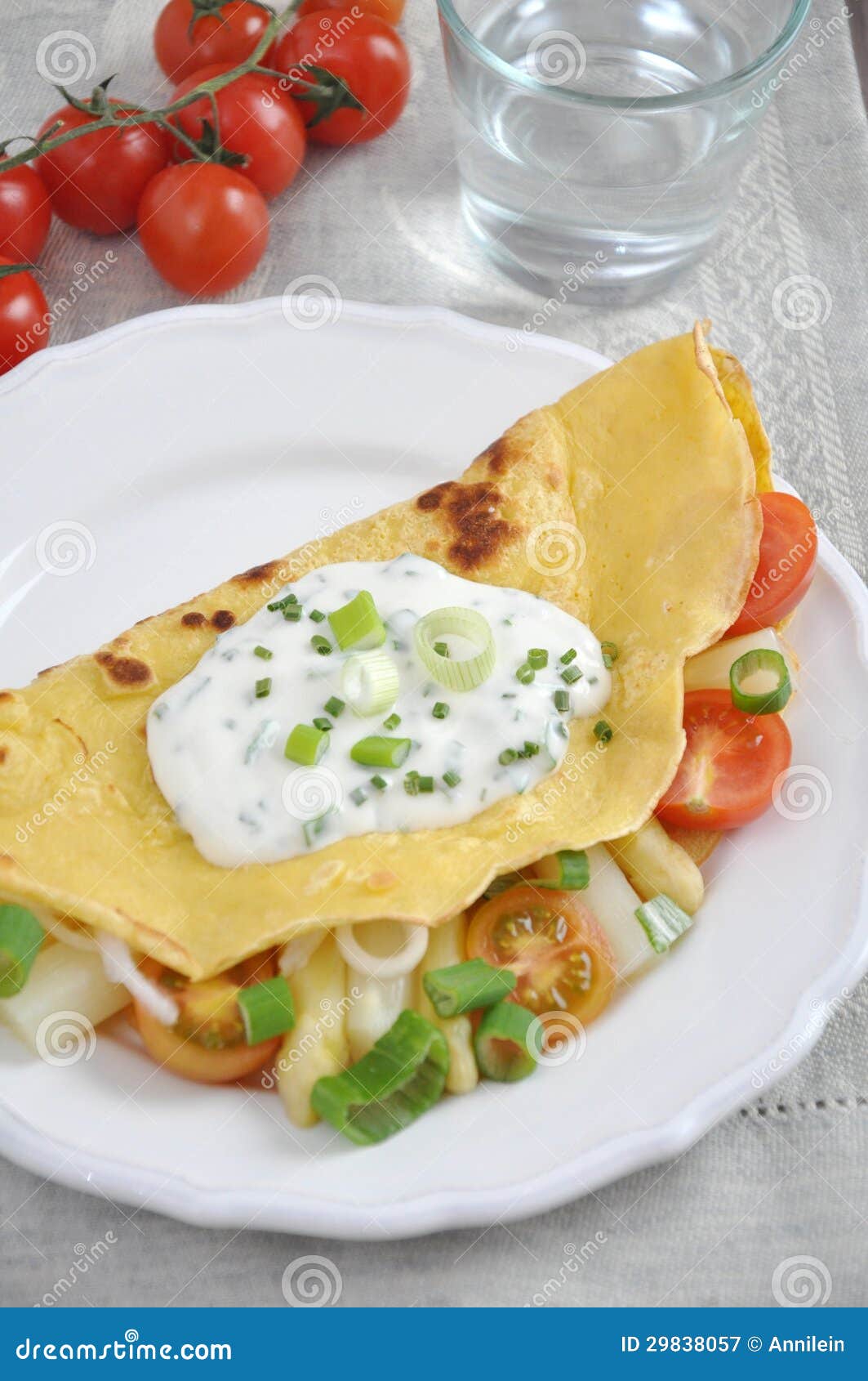 Asparagus Pancakes stock image. Image of delicacy, cooked 29838057