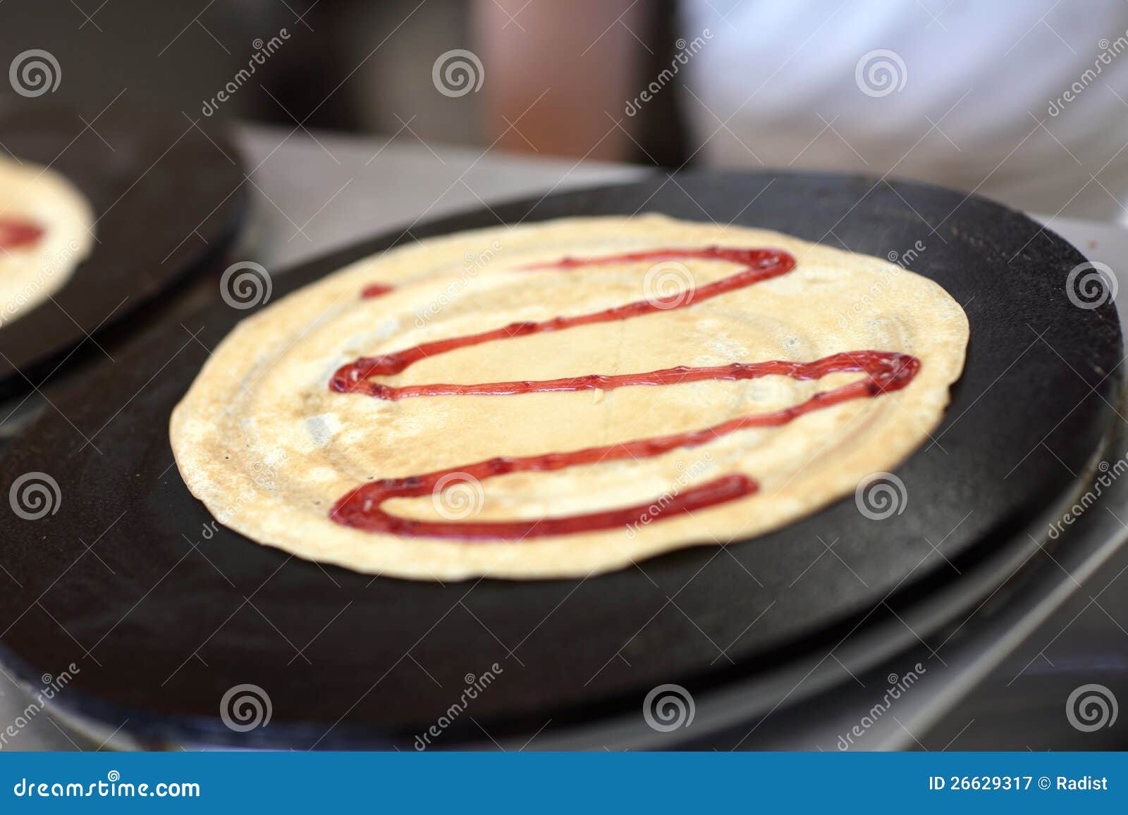 Pancakes with jam stock image. Image of food, ingredient 26629317