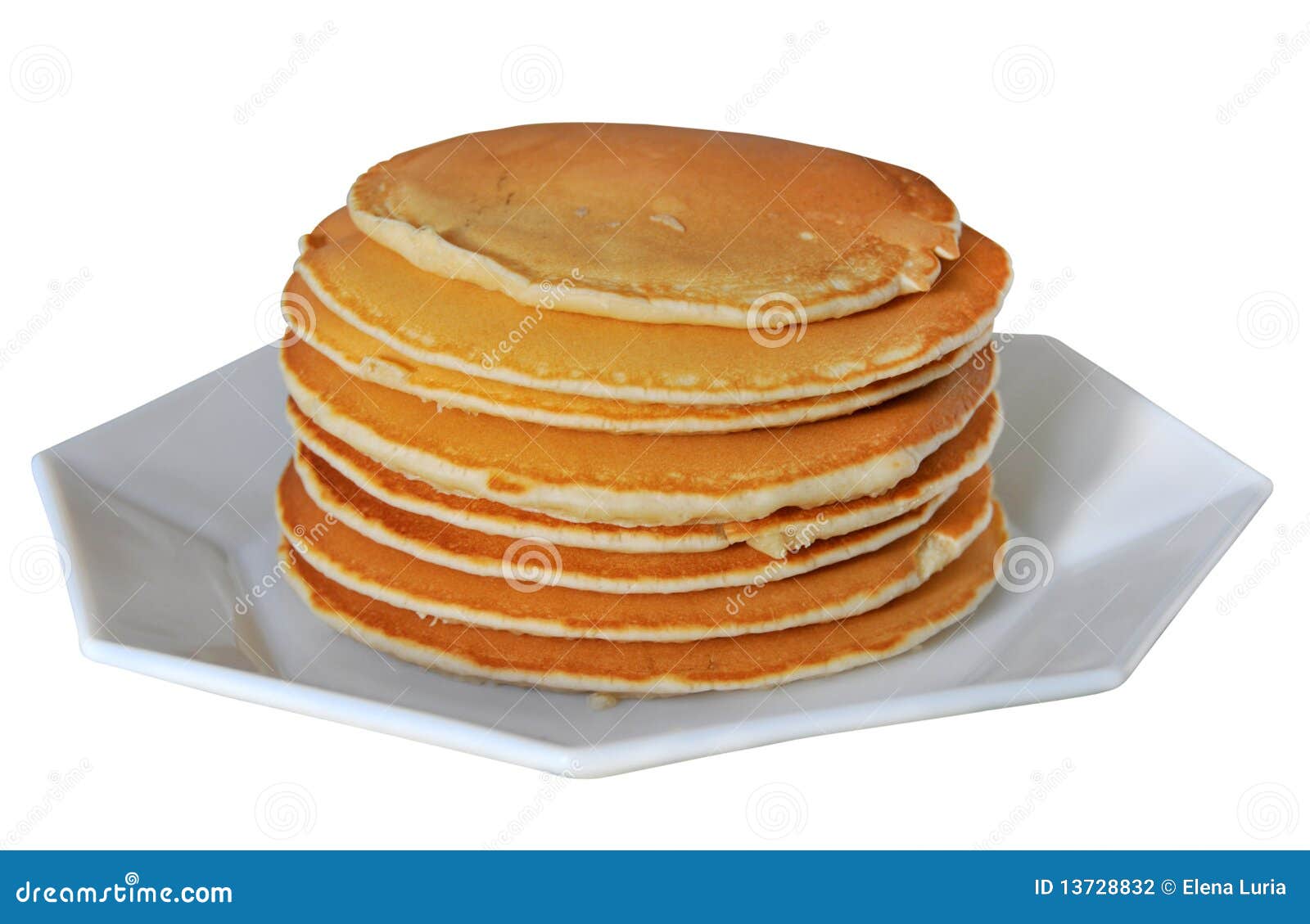 Pancakes On A Plate Stock Photography Image 13728832