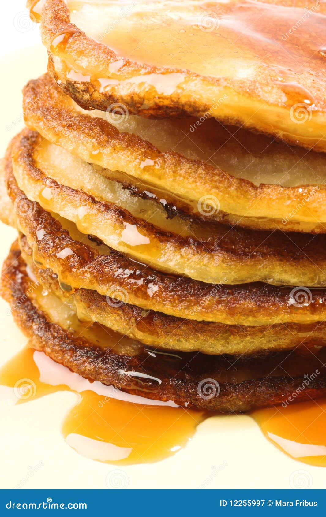 Pancakes stack stock image. Image of yellow, cooked, pancakes 12255997