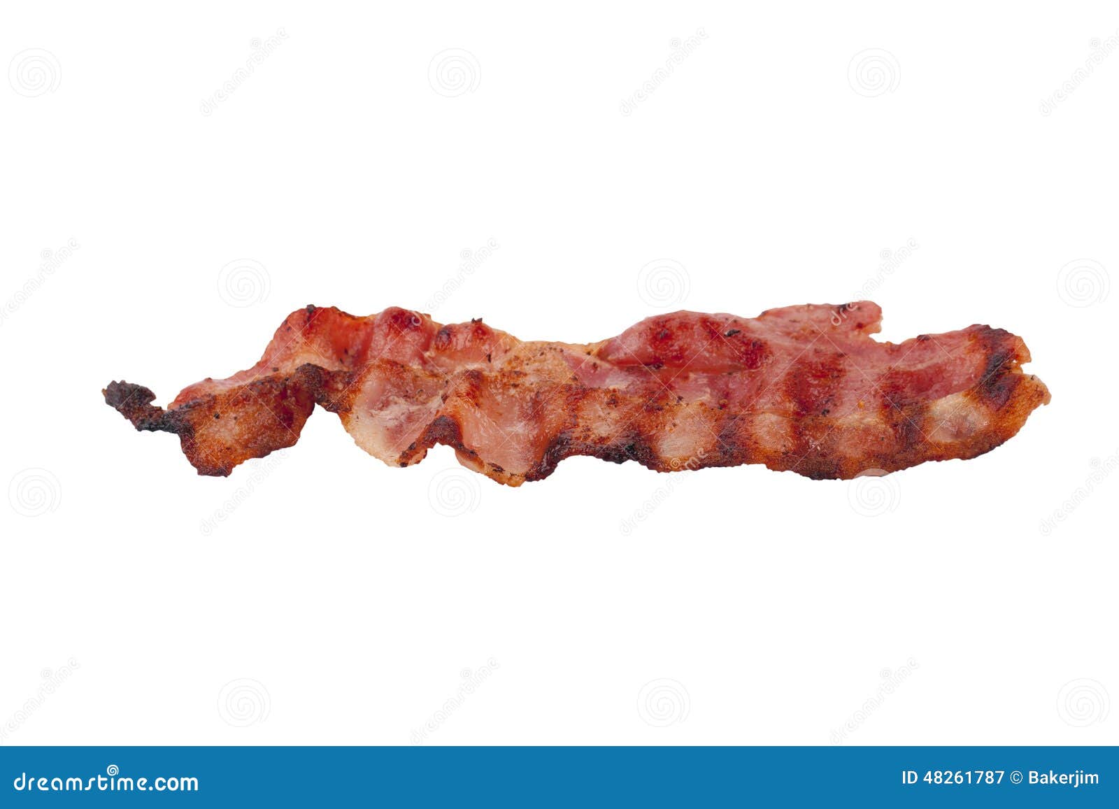 Pancetta Affumicata Croccante Immagine Stock Immagine di calorie, nutriente 48261787