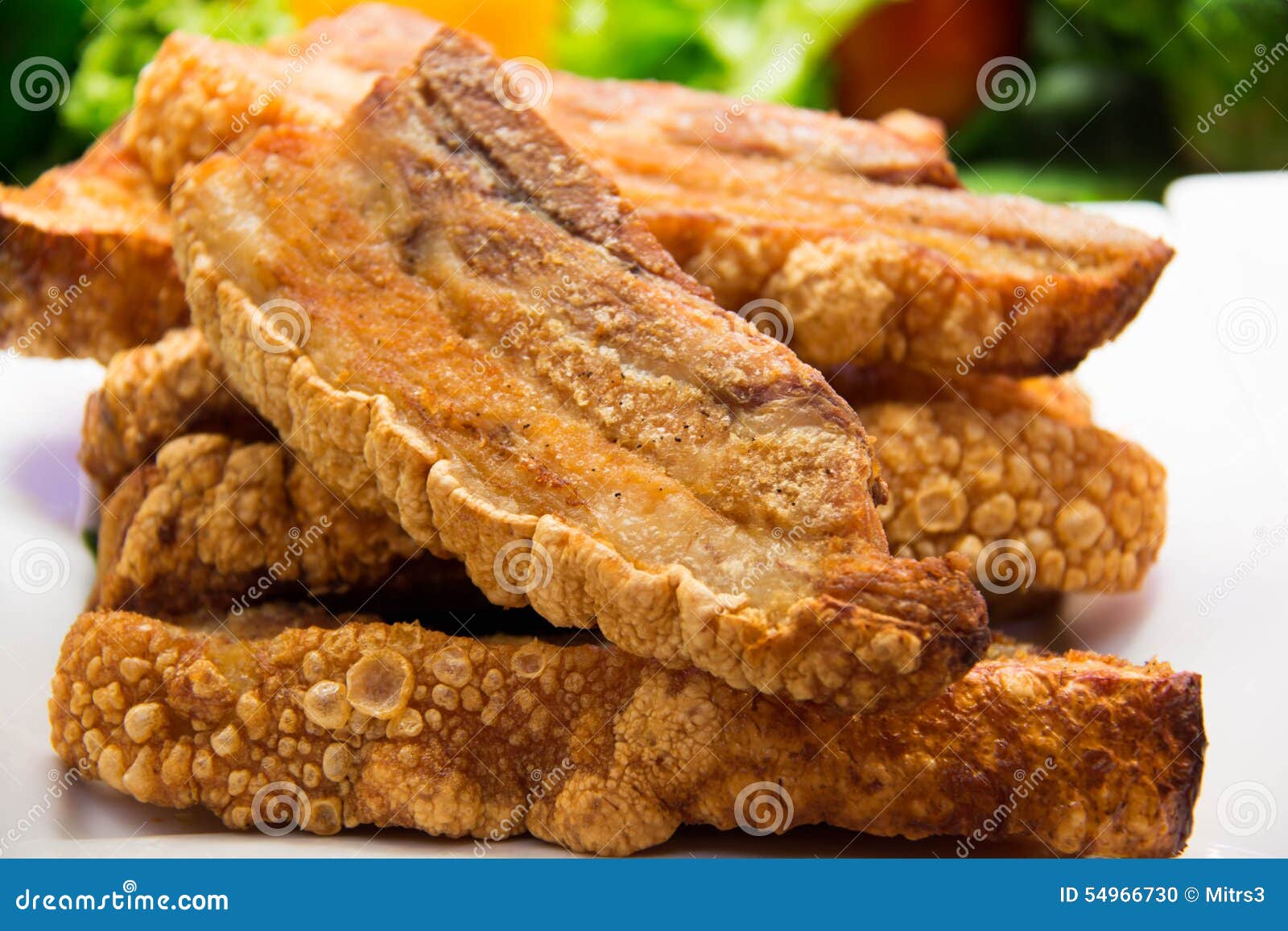 Pancia Di Carne Di Maiale Croccante Di Recente Al Forno Fotografia Stock Immagine Di Pasto Alimento