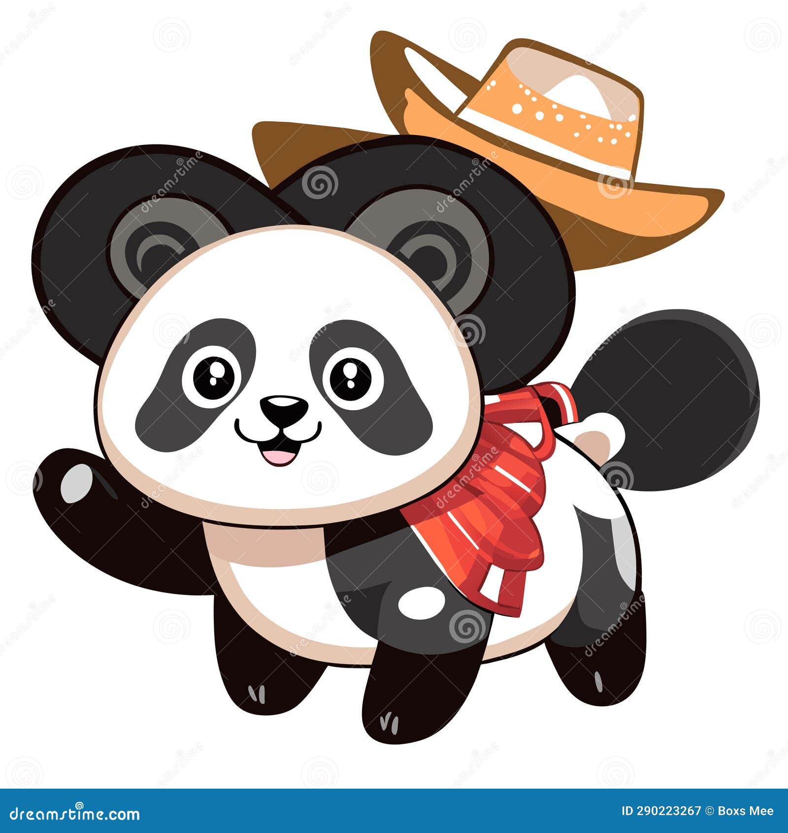 Panda Cowboy Stock Illustrations – 70 Panda Cowboy Stock