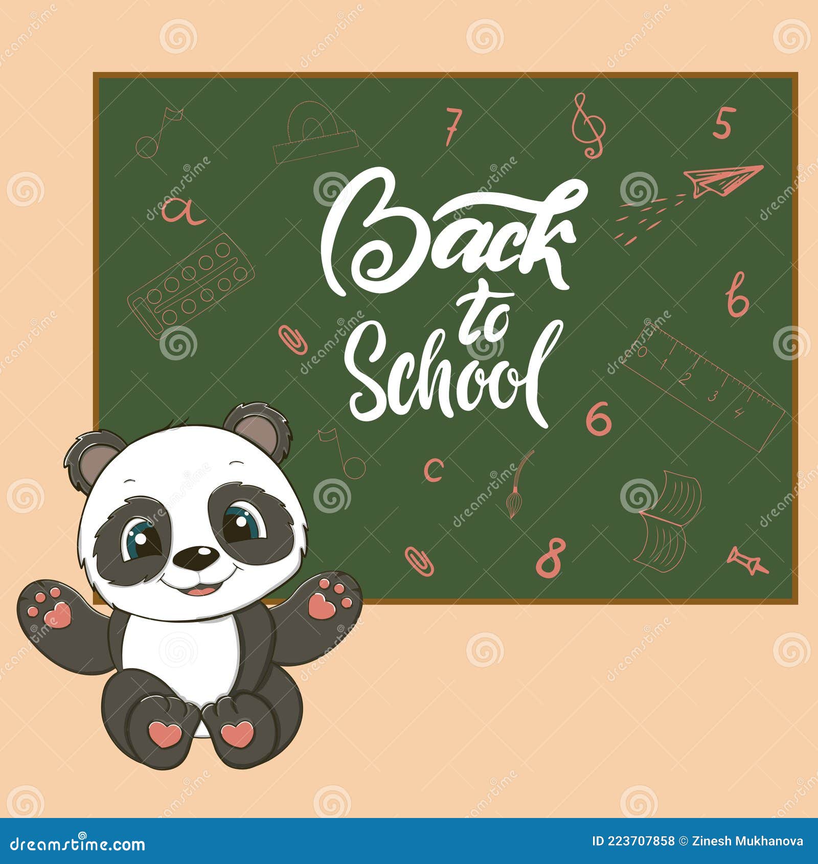 Como desenhar: Panda com o nº 8 > Aula de Aulas de Desenhos