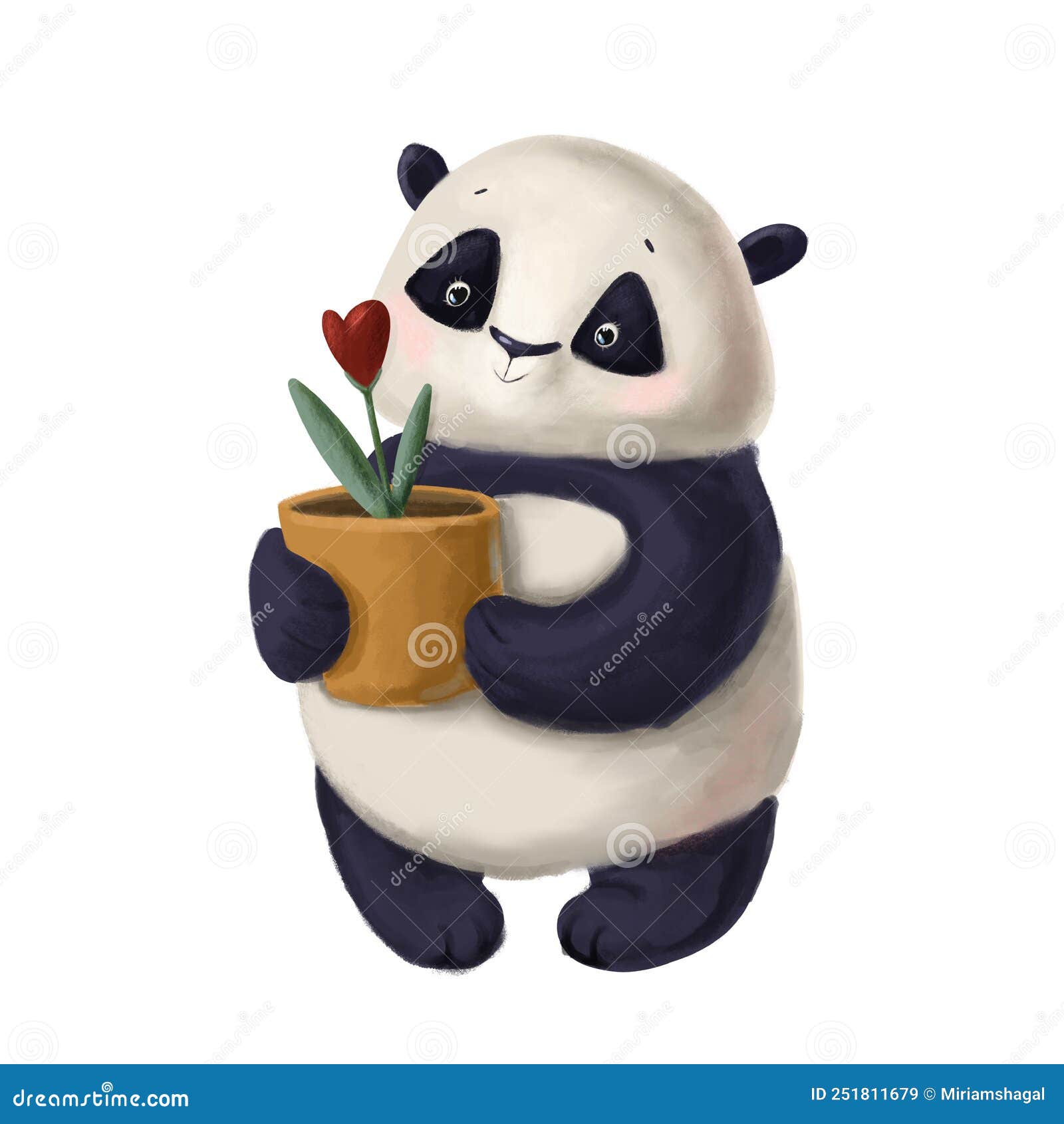 Lindo casal de pandas apaixonados desenho simples e mínimo de desenho  animadoilustração vetorial