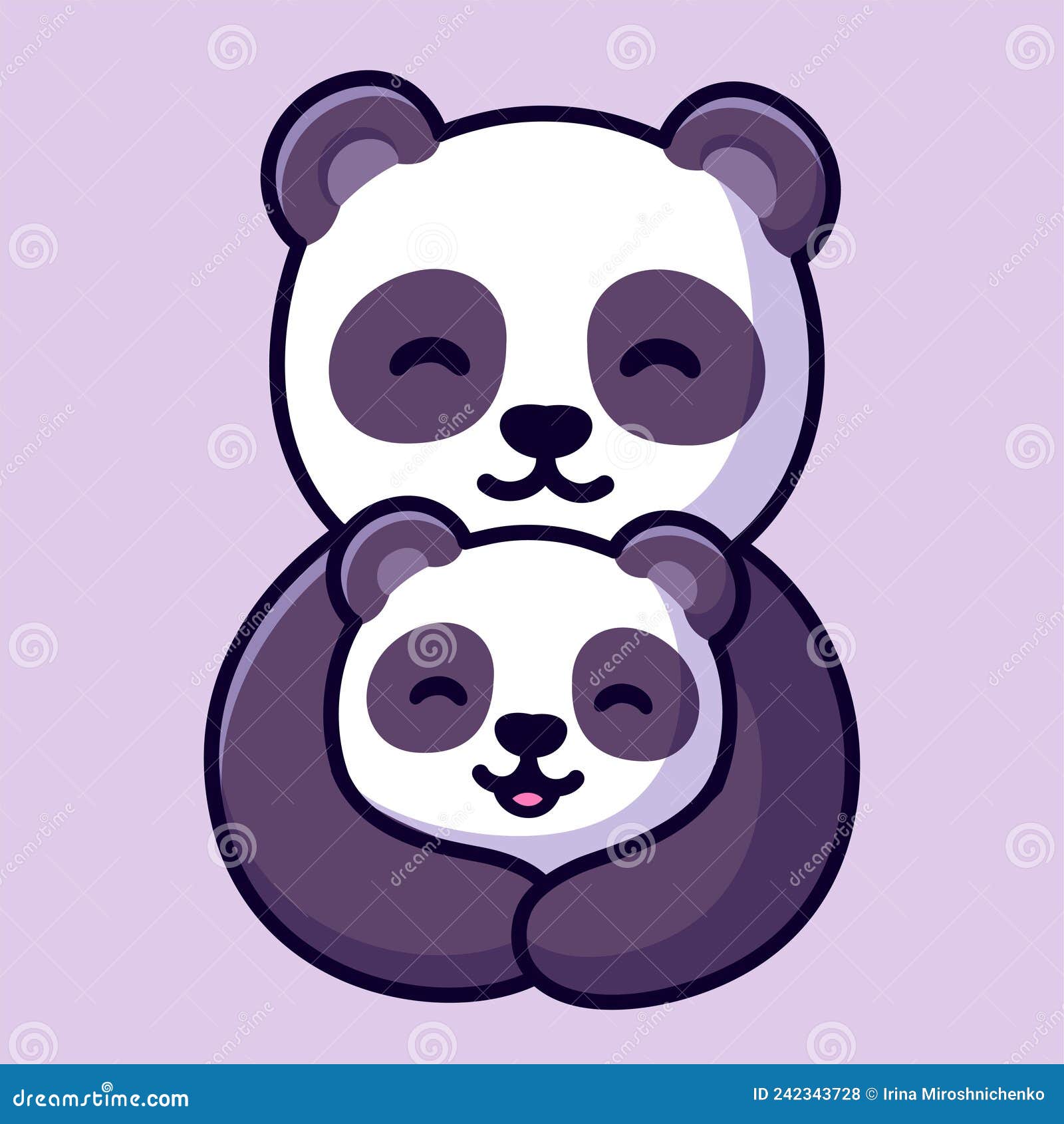 Cute Funny Baby Panda Hanging On The Bamboo Stock Photo, Picture and  Royalty Free Image. Image 94255211.