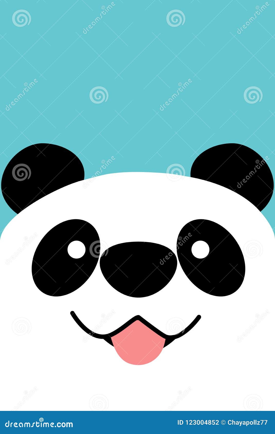 Panda Bear Clipart Transparent Background, Cartoon Panda Bear Head