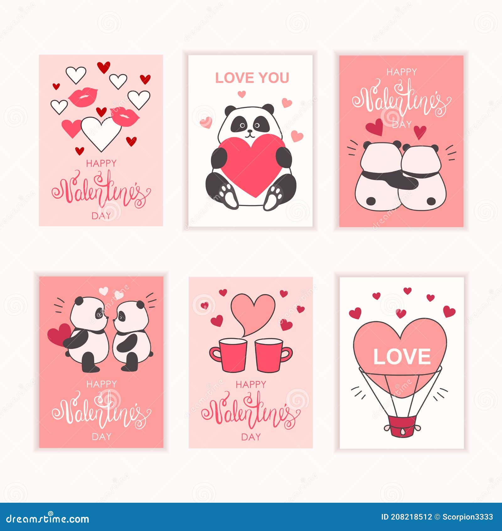 Pandas Enamorados. Lindos Animales De Dibujos Animados. Feliz Día De San Valentín. Un Conjunto De Plantillas Para Tarjetas Postale Ilustración del Vector - Ilustración de deletreado, papel: 208218512 Pandas Enamorados. Lindos Animales De Dibujos Animados. Feliz Día De San Valentín. Un Conjunto De Plantillas Para Tarjetas Postale Ilustración del Vector - Ilustración de deletreado, papel: 208218512