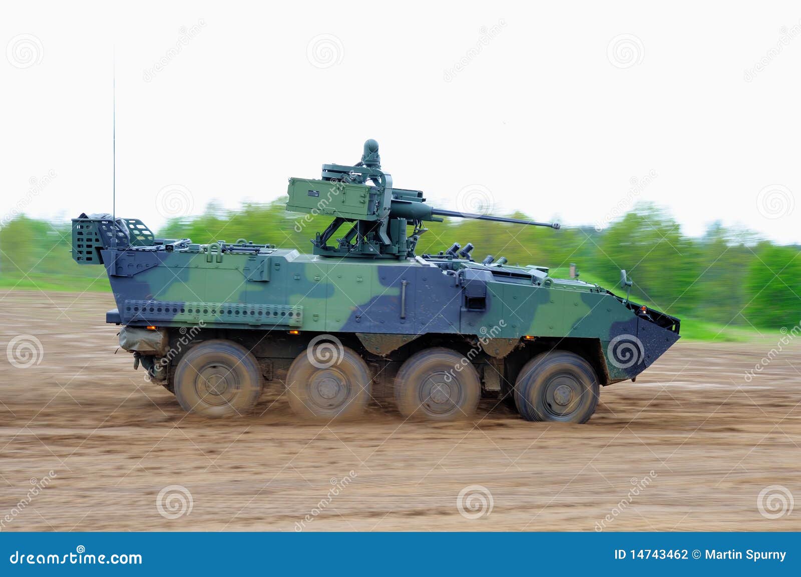 Pandur II 8x8 stock photo. Image of cannon, military 14743462