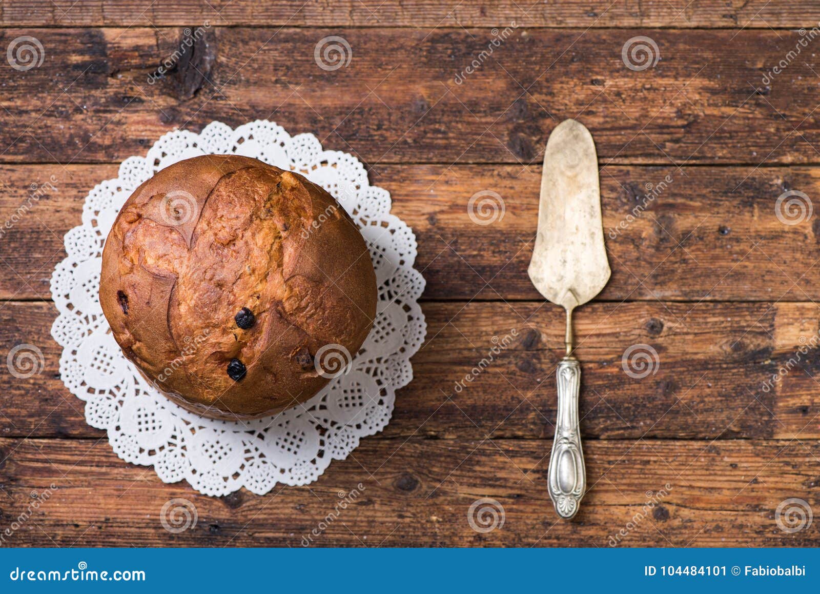 Panettone. Christmas Italian Cake Stock Image - Image of cuisine ...